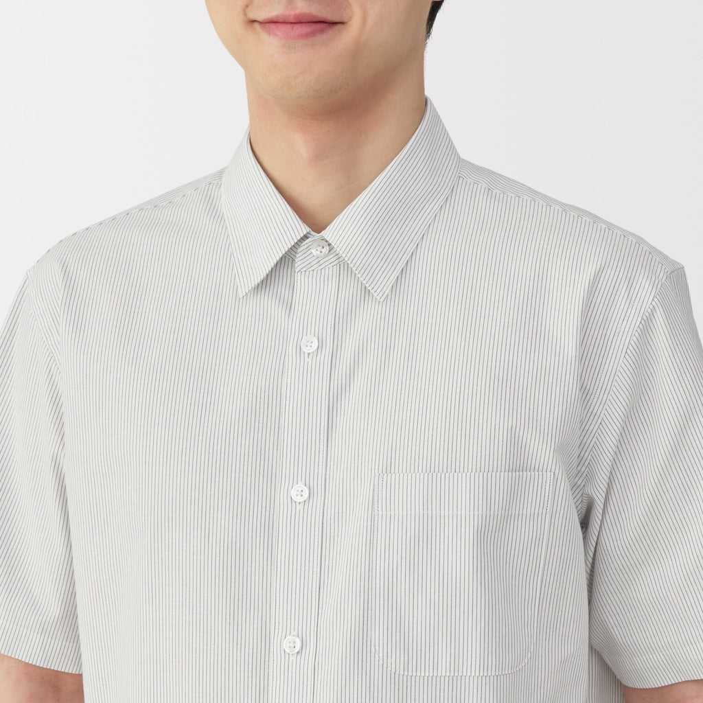 Men's Washed Broadcloth Short Sleeve Shirt