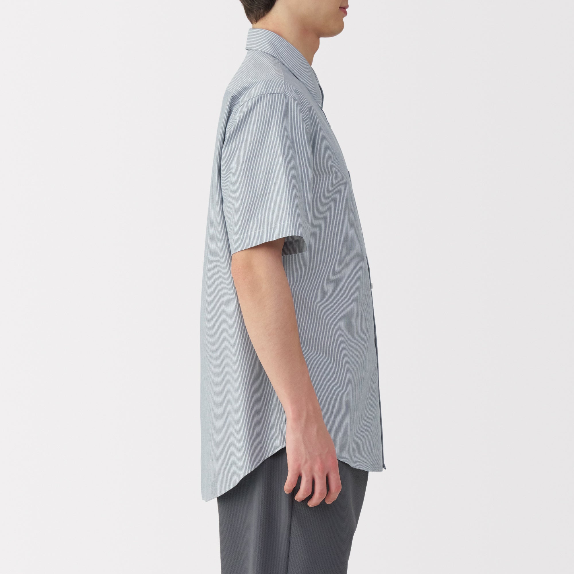 Men's Washed Broadcloth Short Sleeve Shirt