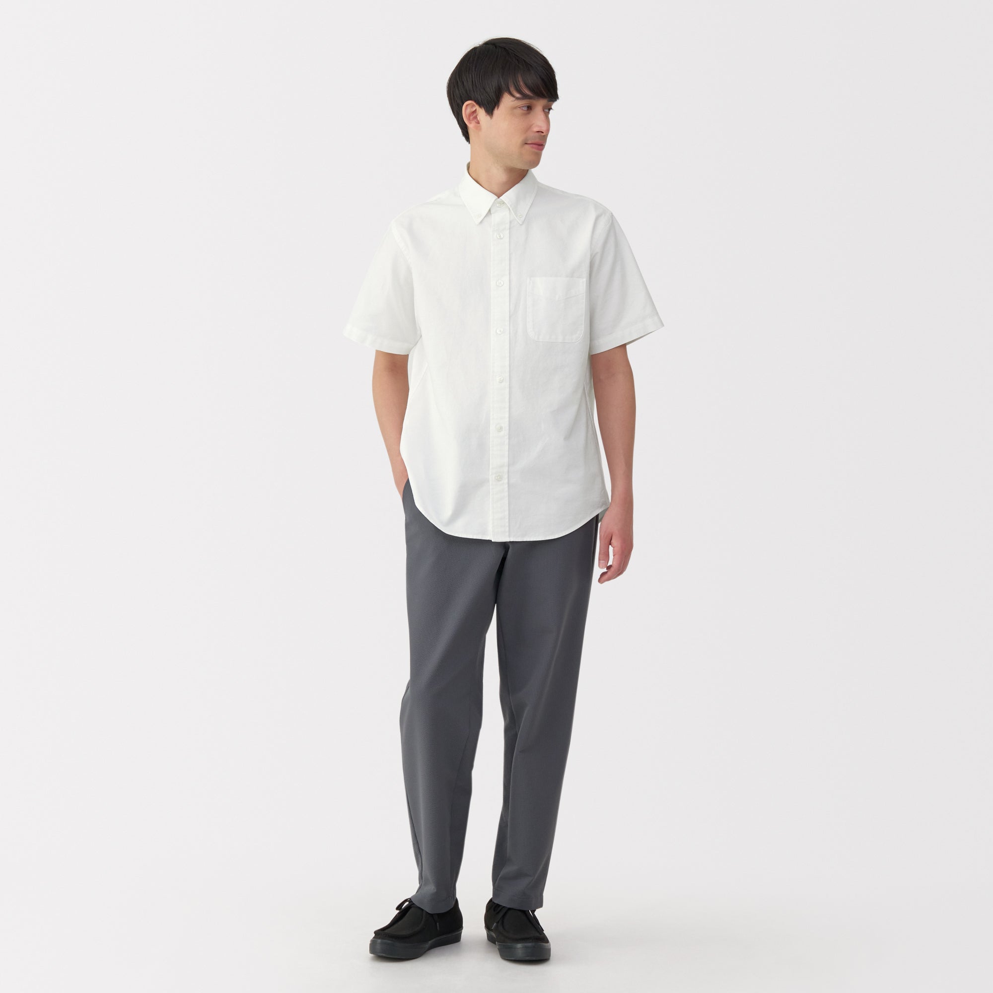 Men's Washed Oxford Shirt
