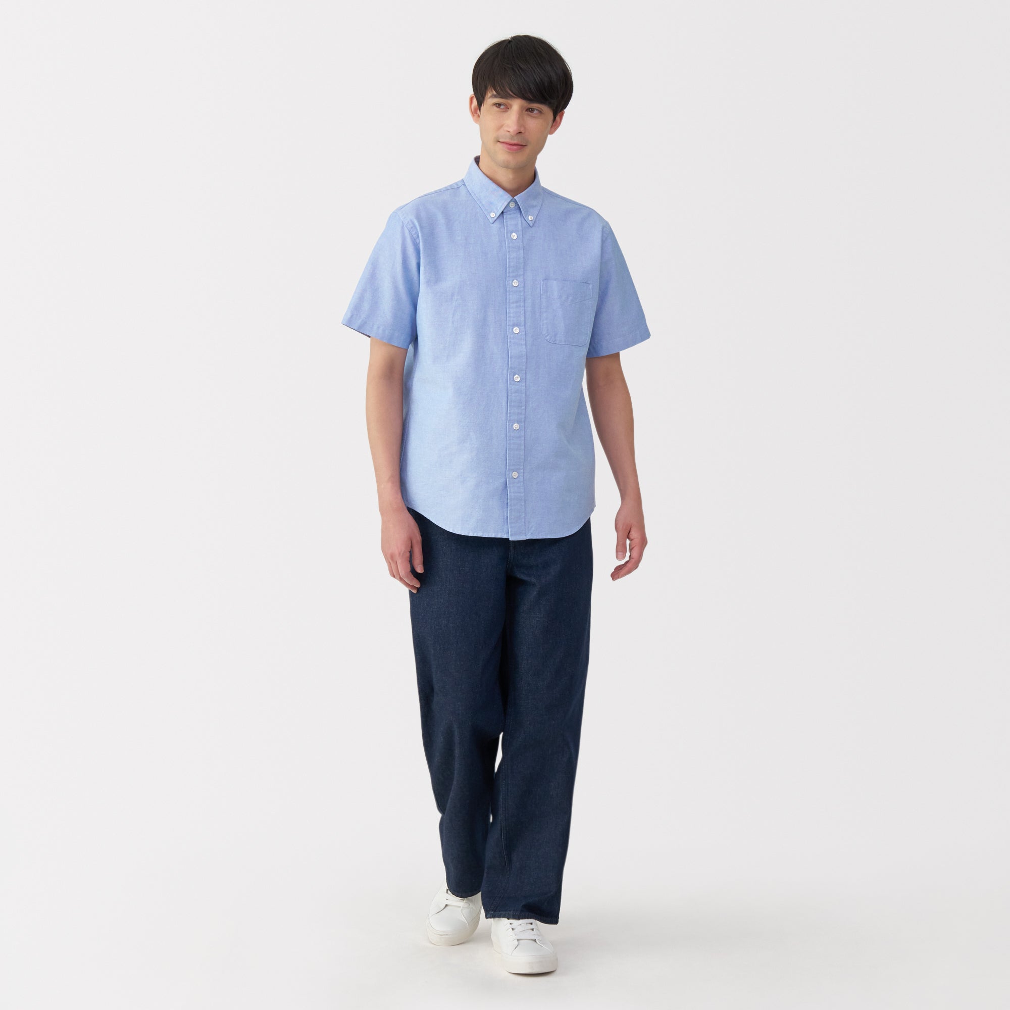Men's Washed Oxford Shirt