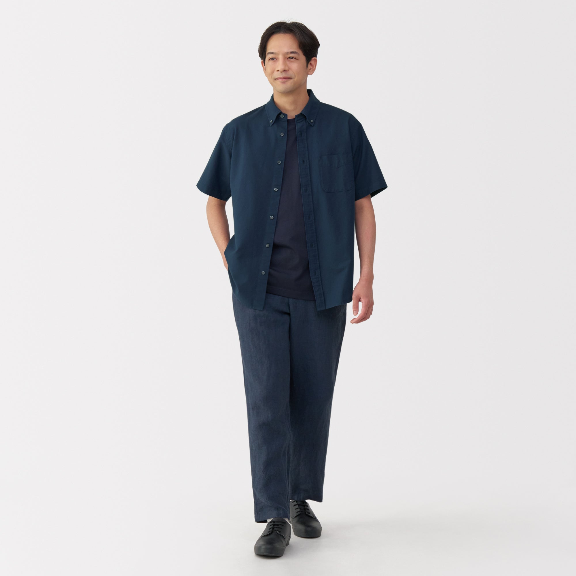 Men's Washed Oxford Shirt