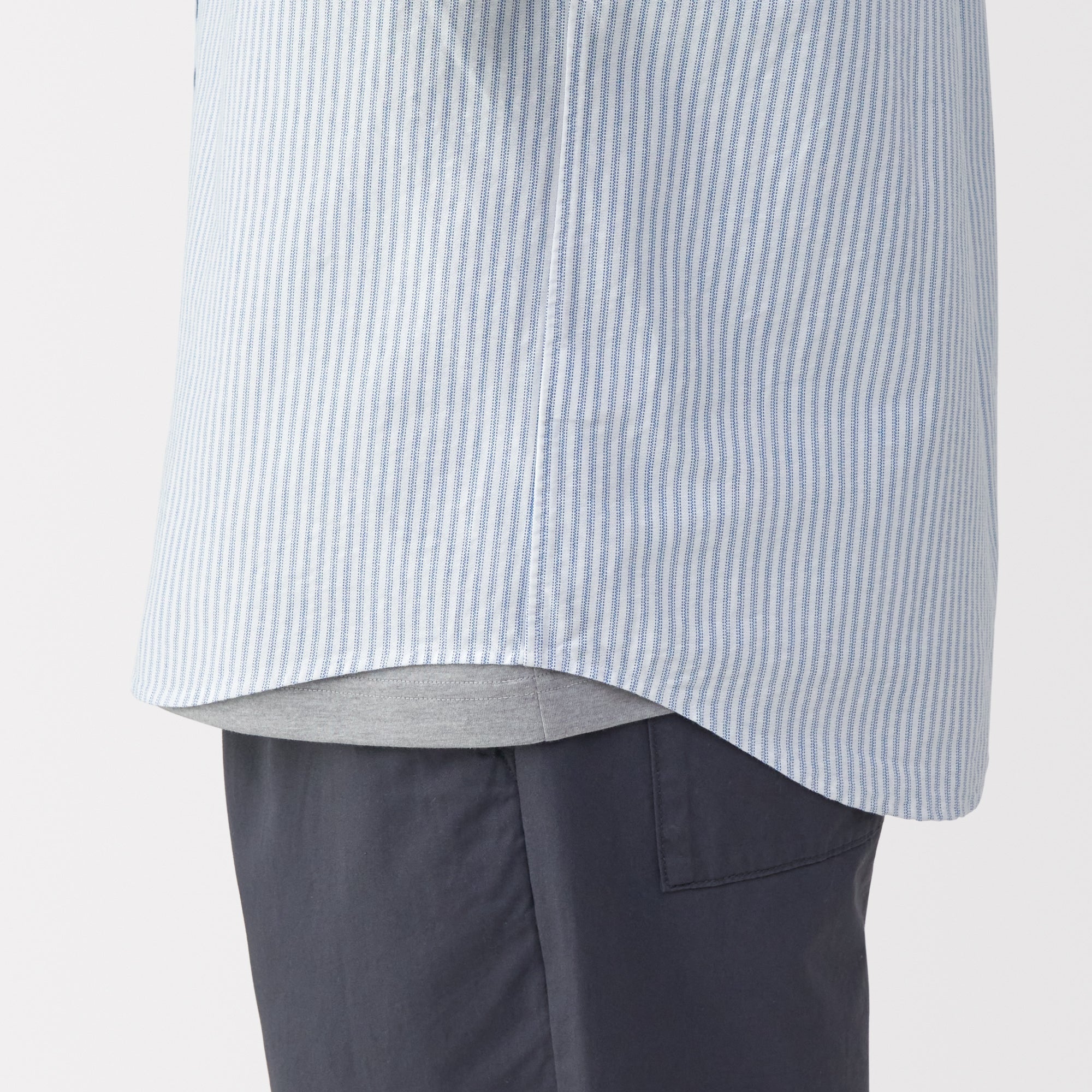Men's Washed Oxford Button Down Short Sleeve Shirt