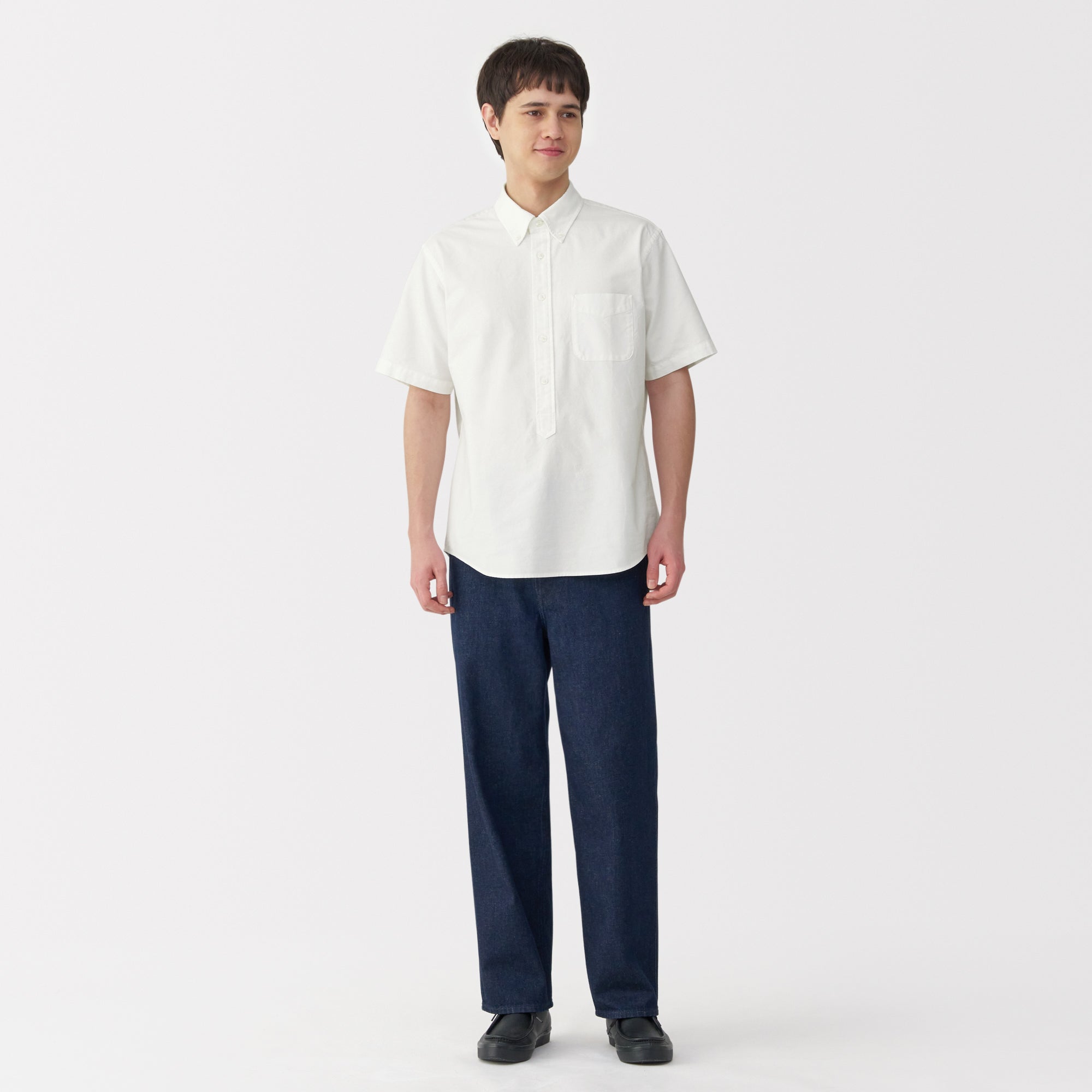 Men's Washed Oxford Pullover Shirt