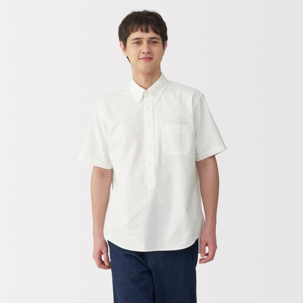 Men's Washed Oxford Pullover Shirt