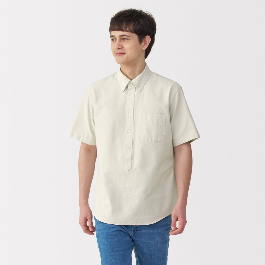 Men's Washed Oxford Pullover Shirt