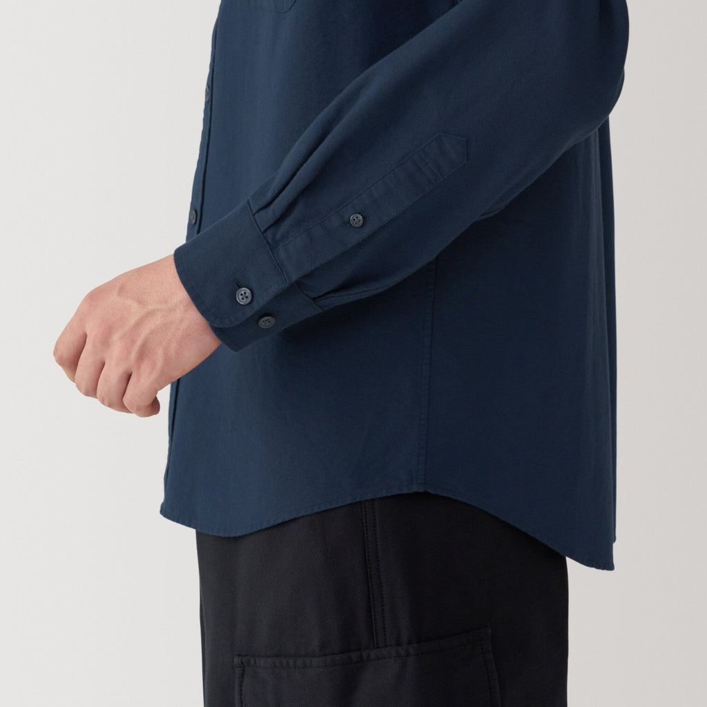 Men's Washed Oxford Button Down Long Sleeve Shirt