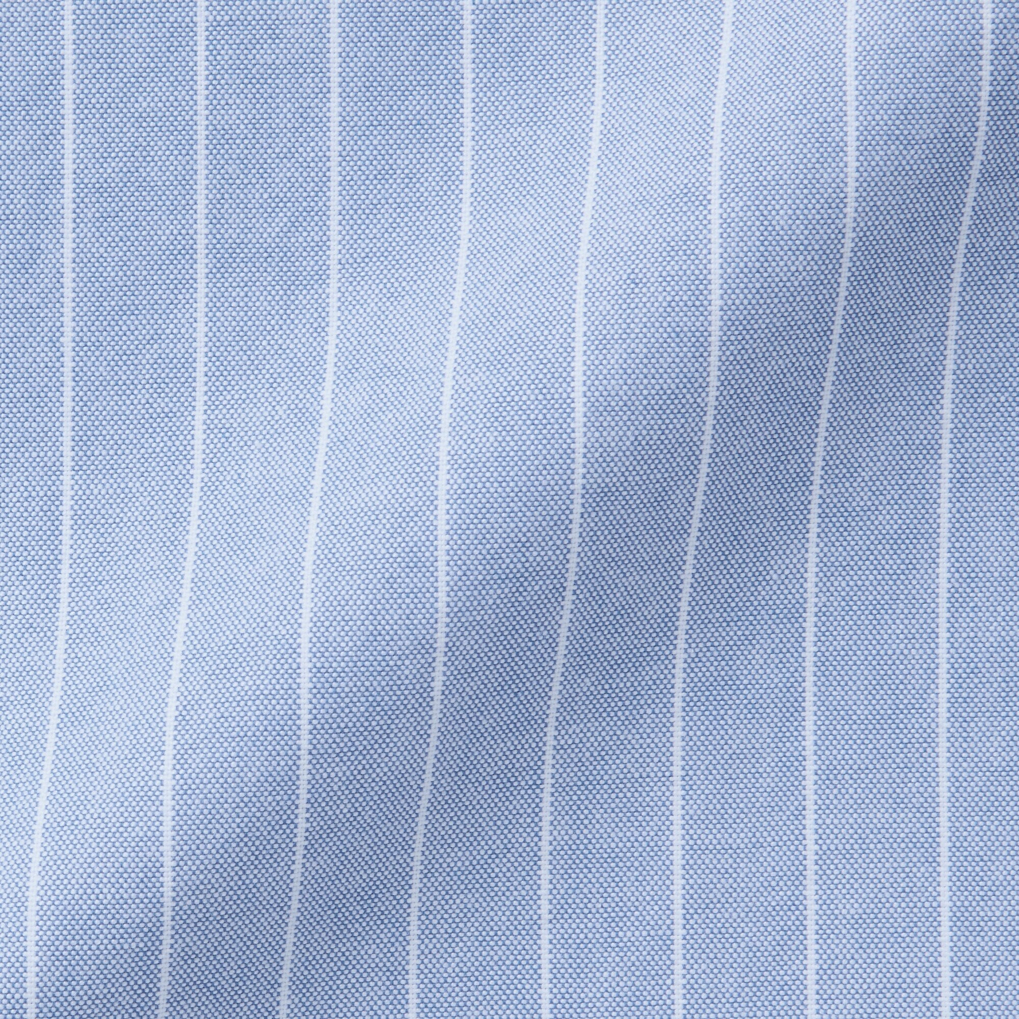 Men's Washed Oxford Stand Collar Long Sleeve Shirt
