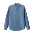 Men's Hemp Cotton Stand Collar Shirt