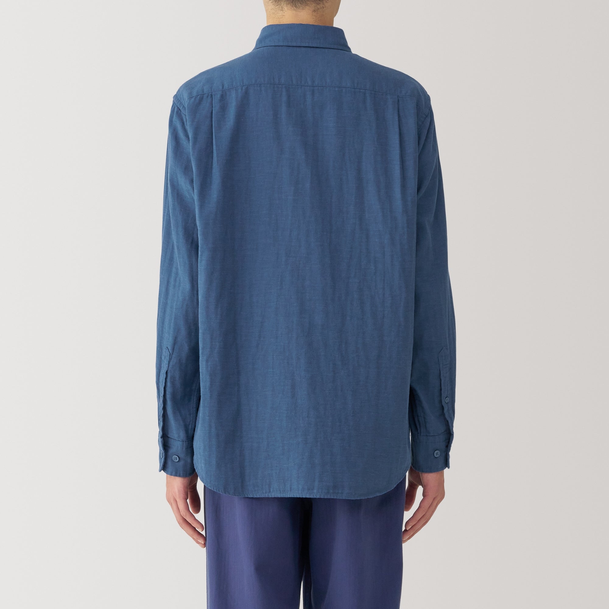 Men's Kapok Blend Double Gauze Long Sleeve Shirt