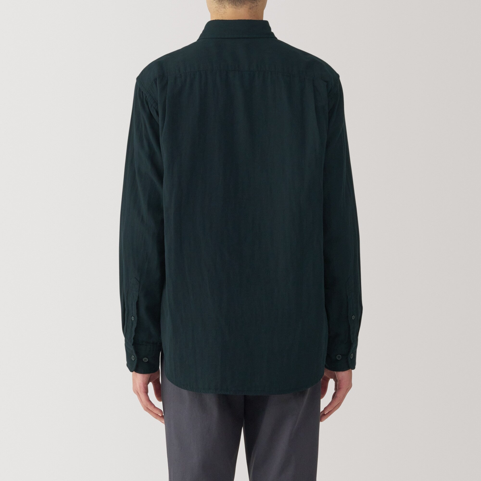 Men's Kapok Blend Double Gauze Long Sleeve Shirt