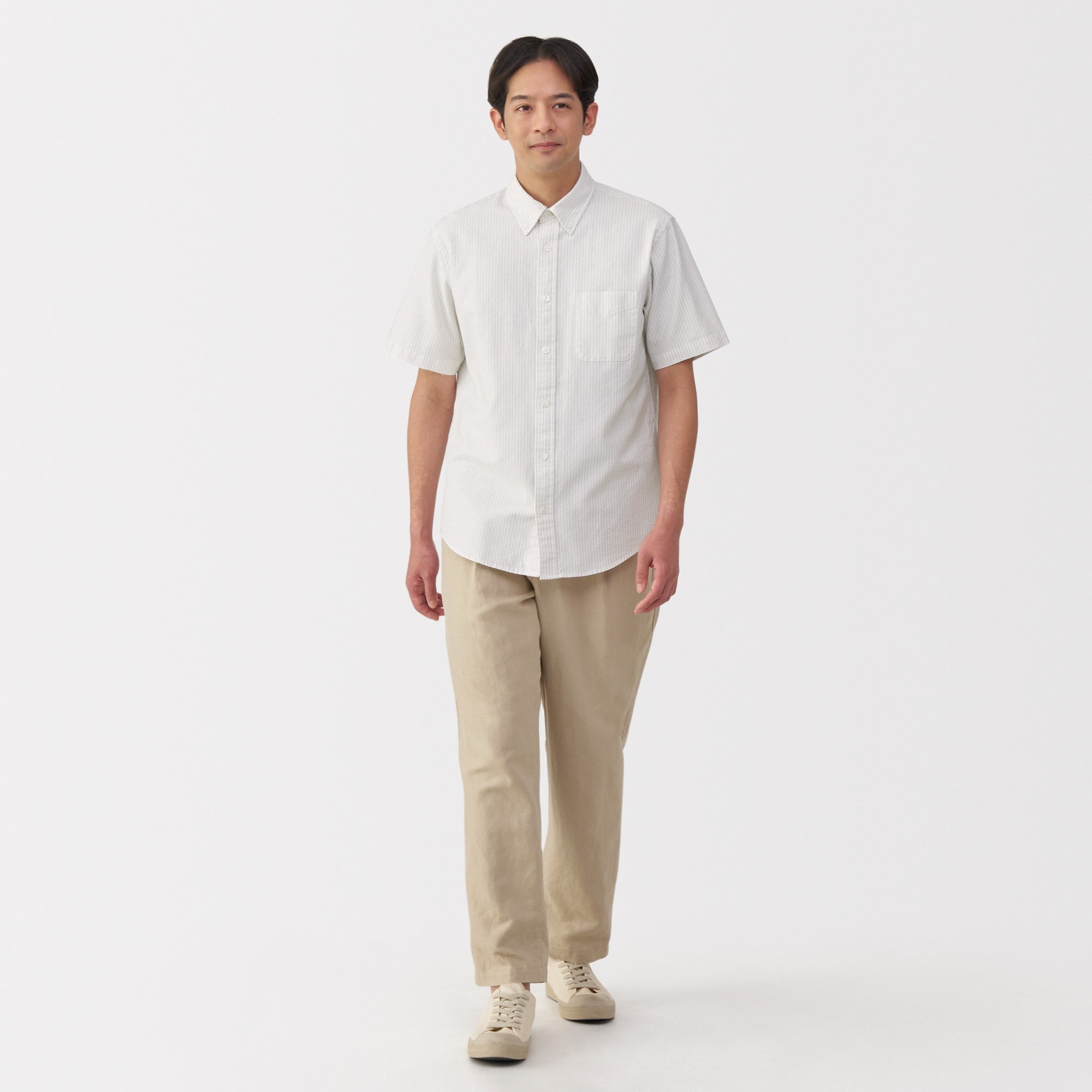 Men's Washed Oxford Shirt