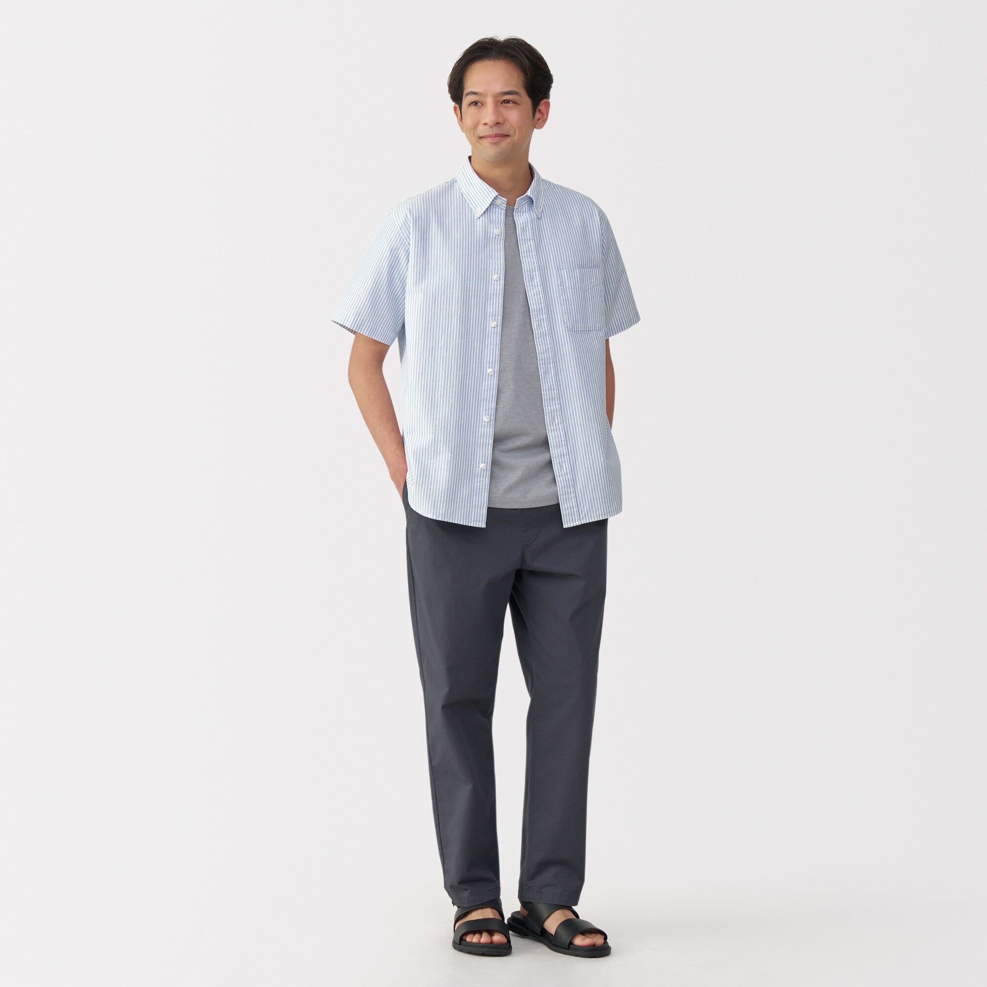 Men's Washed Oxford Shirt