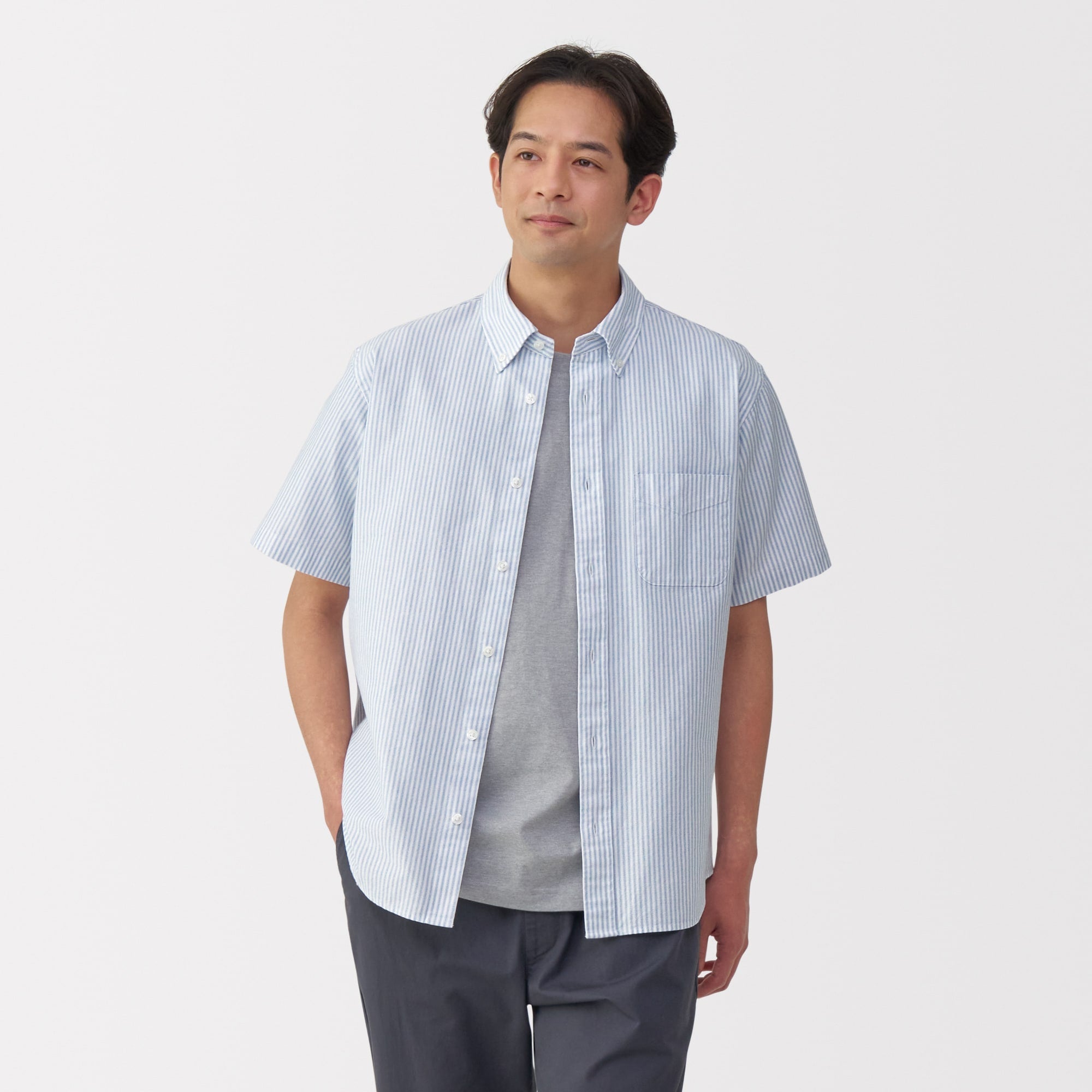 Men's Washed Oxford Shirt