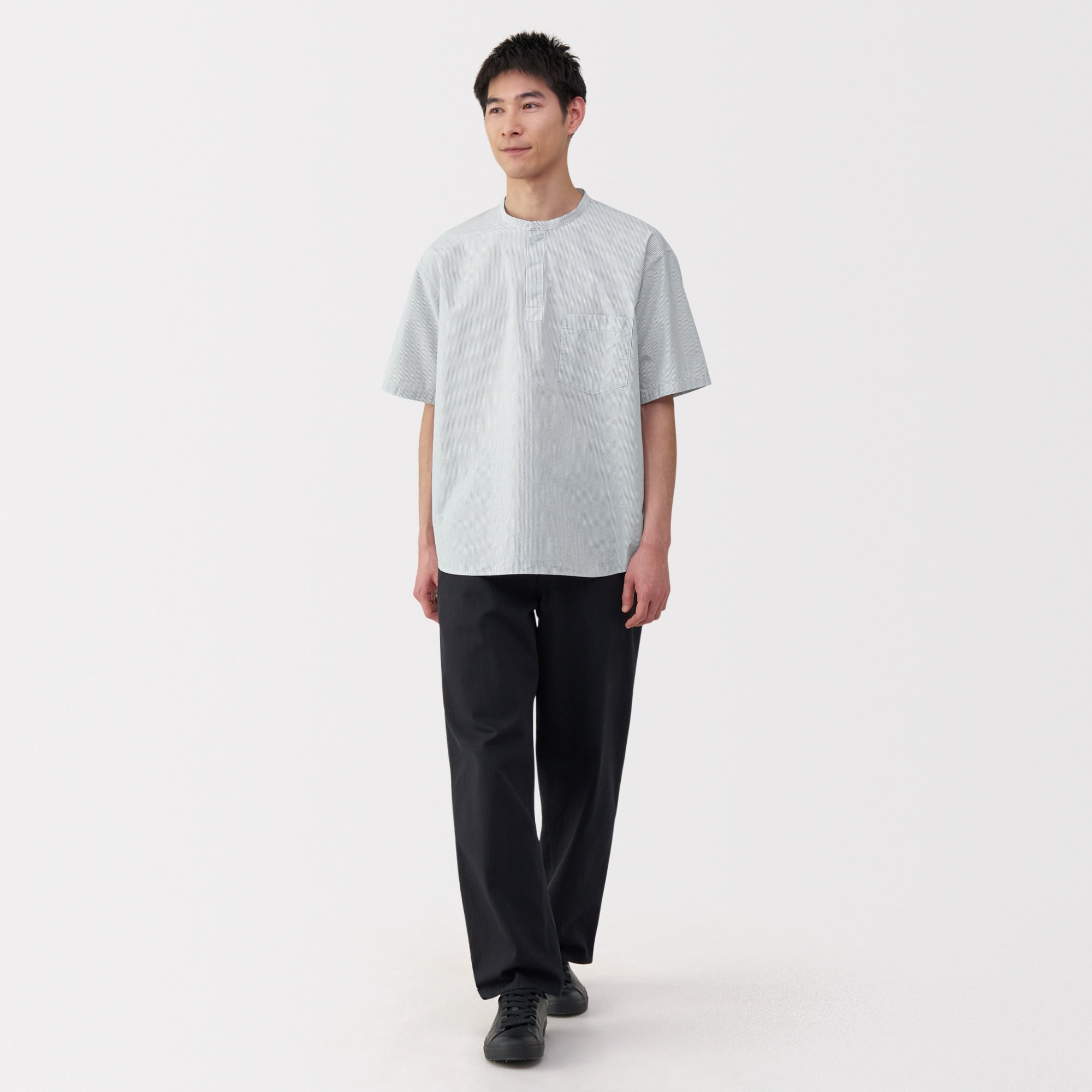 Men's Cool Touch Henley T-Shirt