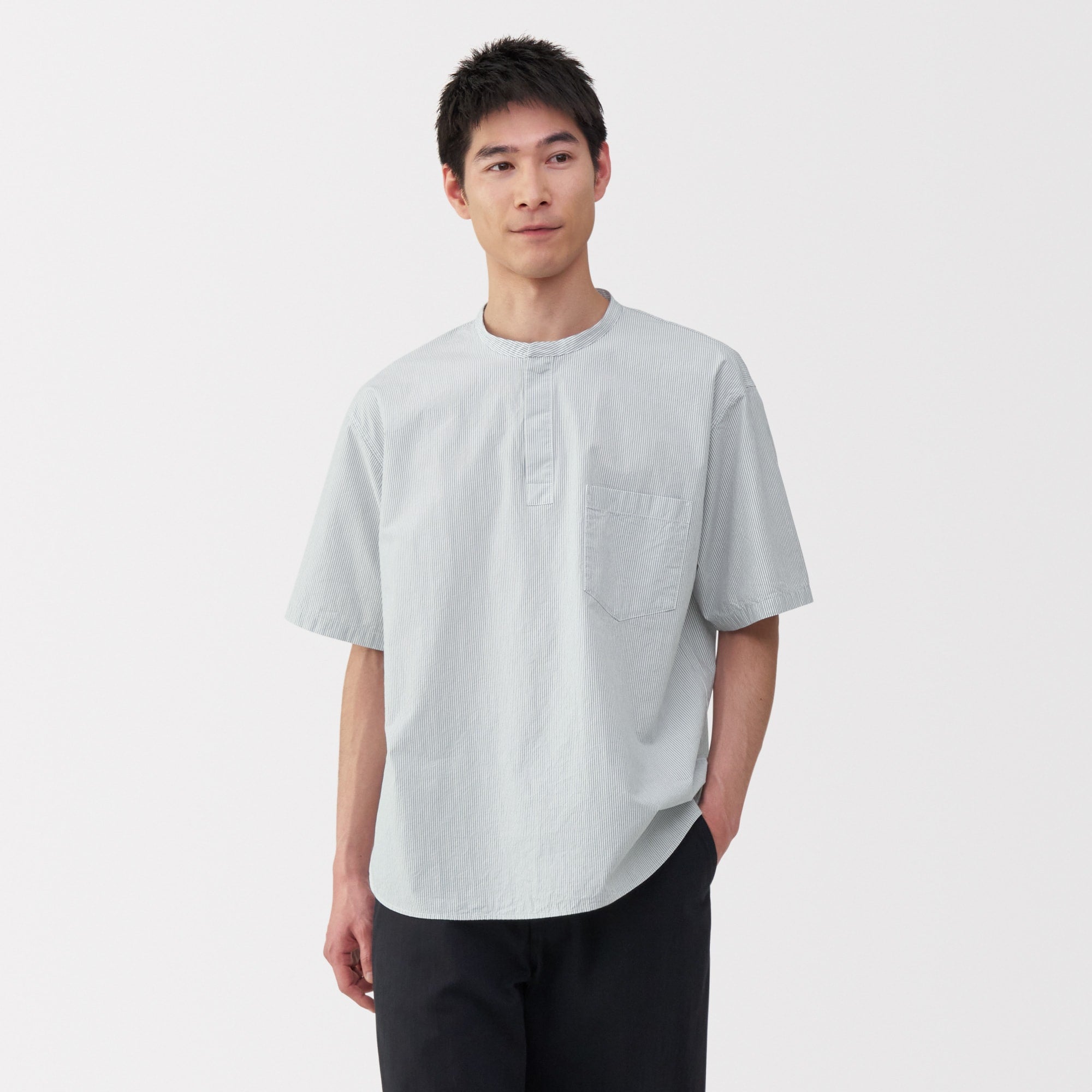 Men's Cool Touch Henley T-Shirt