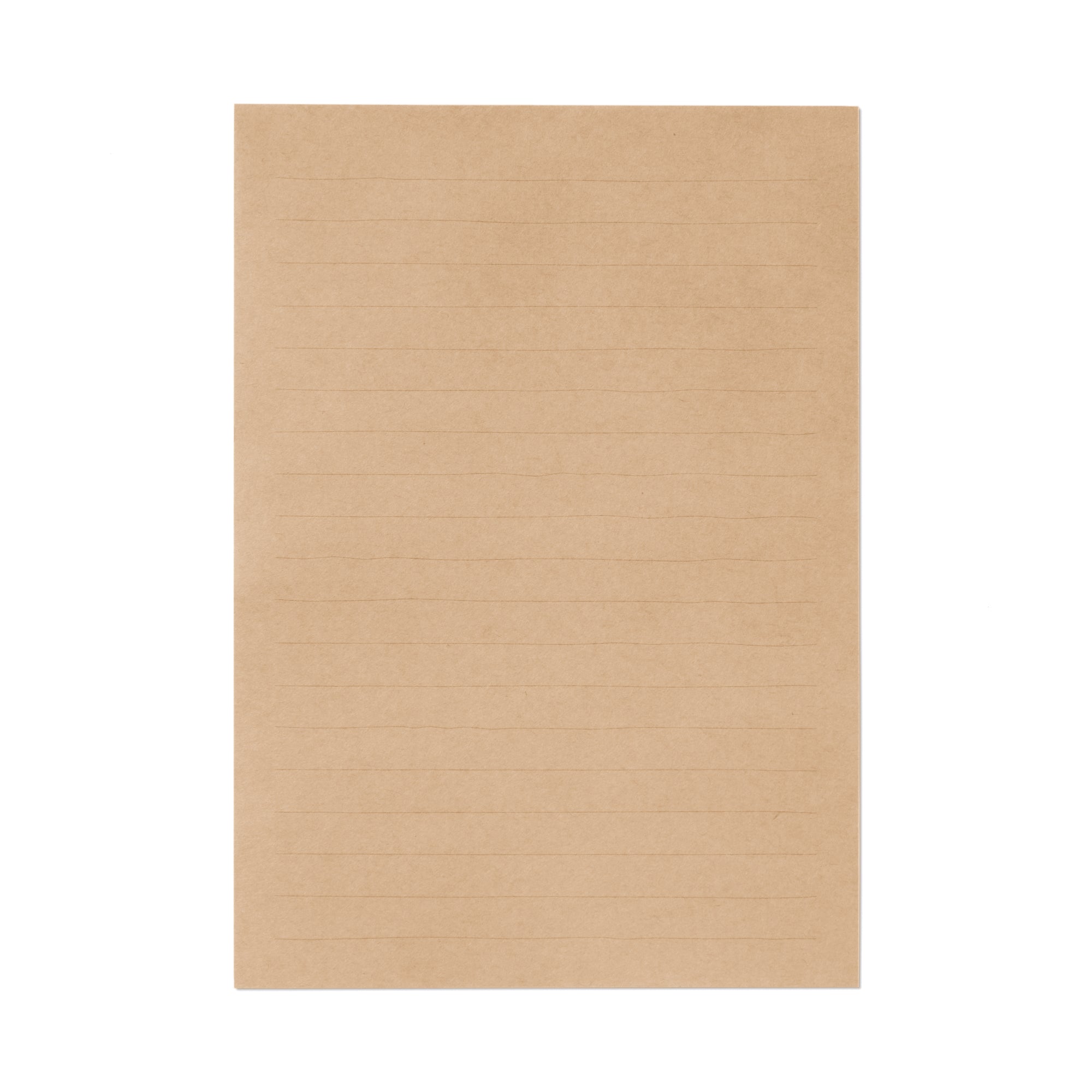 A5 Kraft Letter Paper - 15 Sheets