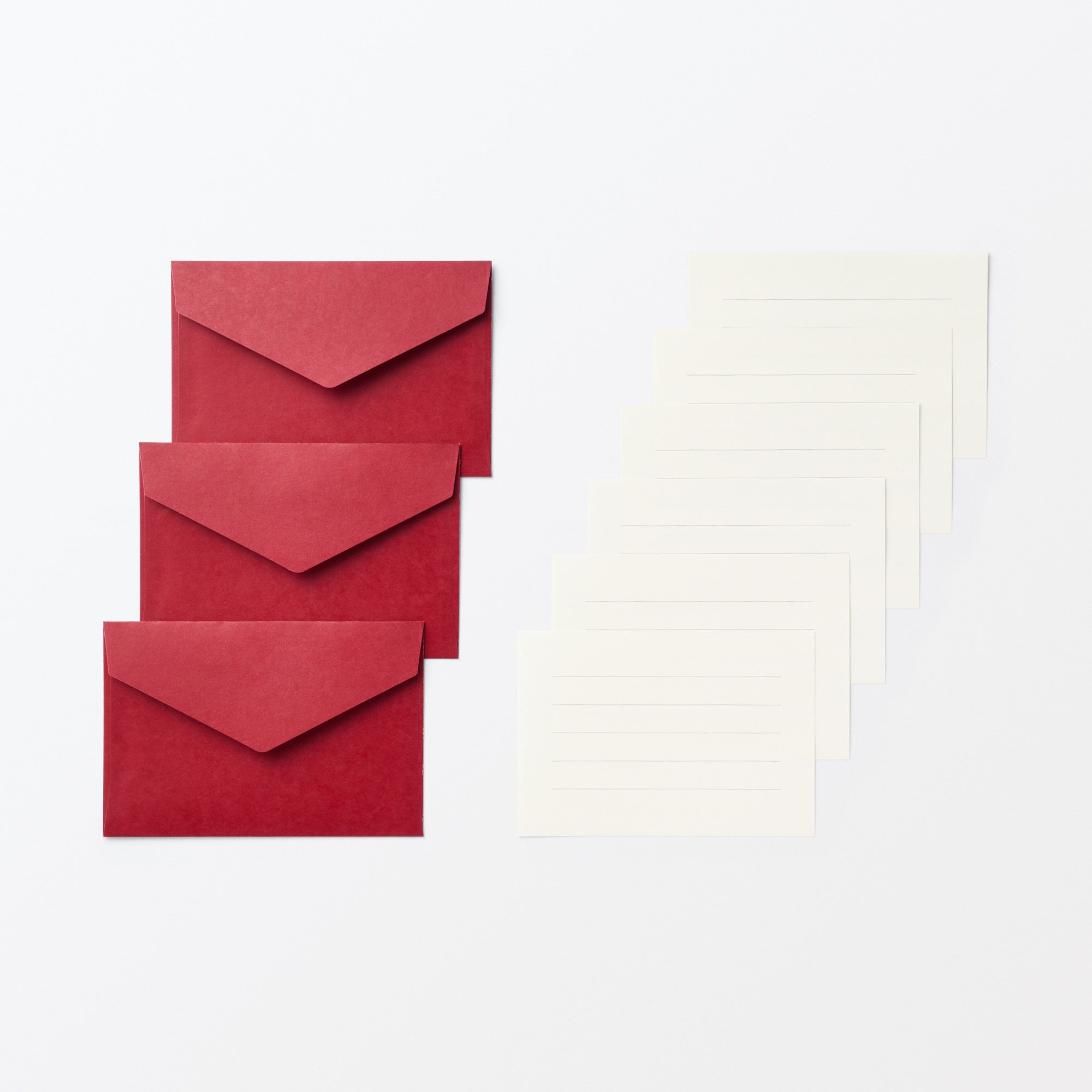 Mini Letter Writing Set - Burgundy
