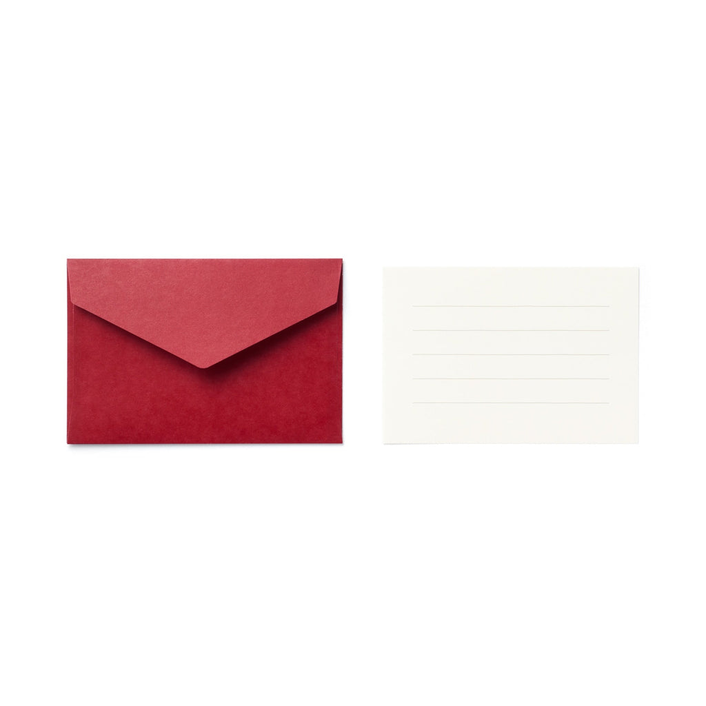 Mini Letter Writing Set - Burgundy