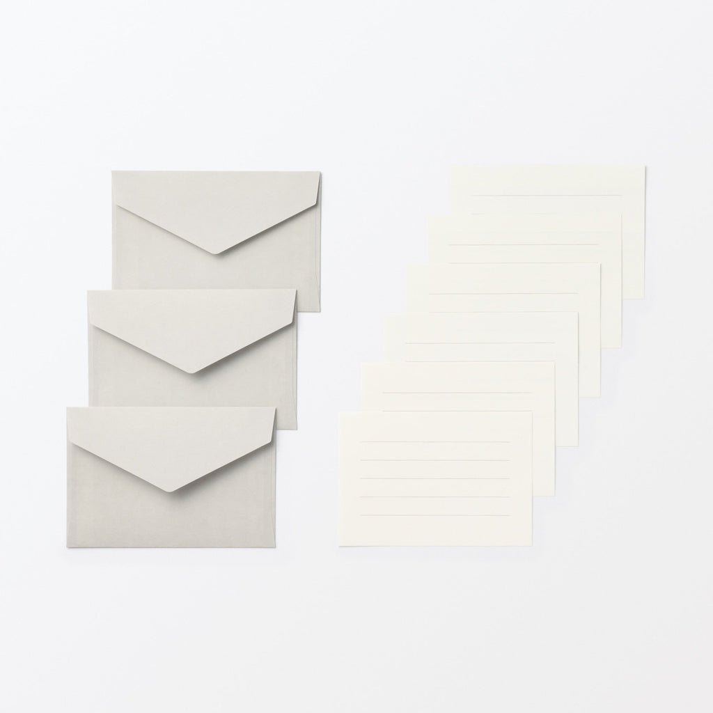Mini Letter Writing Set - Gray