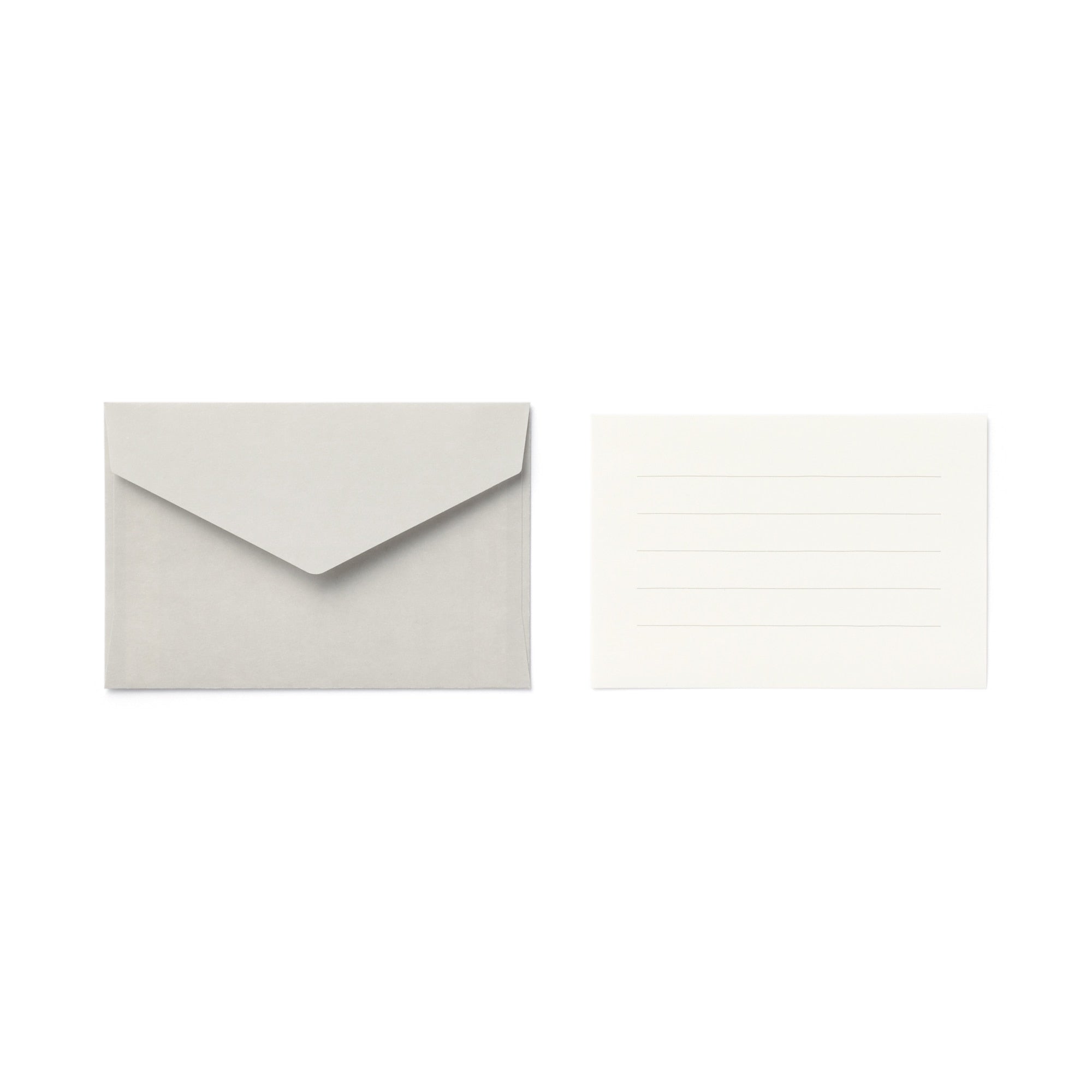 Mini Letter Writing Set - Gray