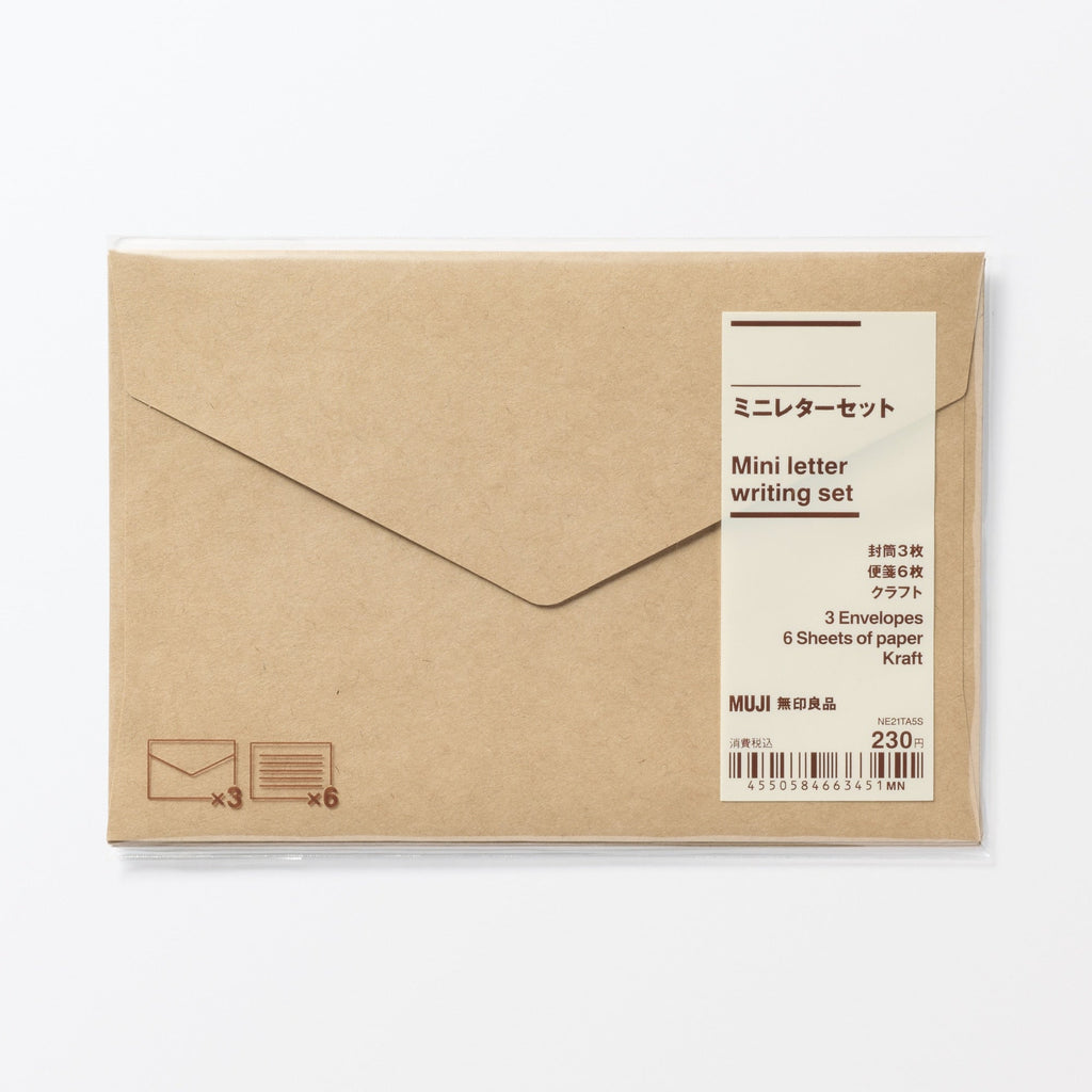Mini Letter Writing Set - Kraft