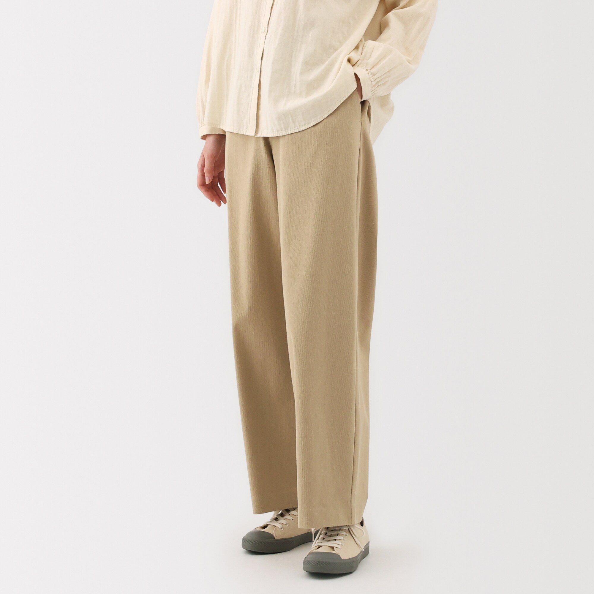 Women's Stretchy Jersey Easy Tapered Pants