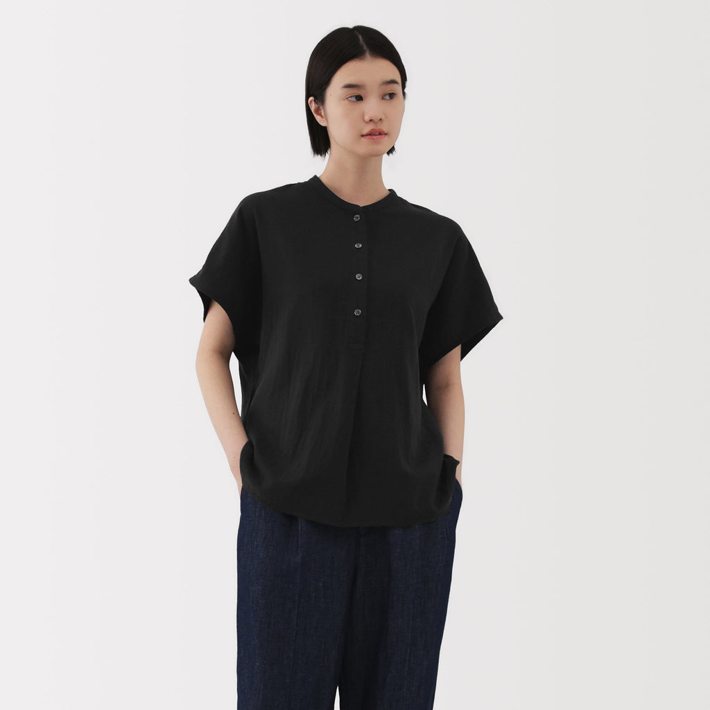 Women's Kapok Blend Double Gauze Blouse