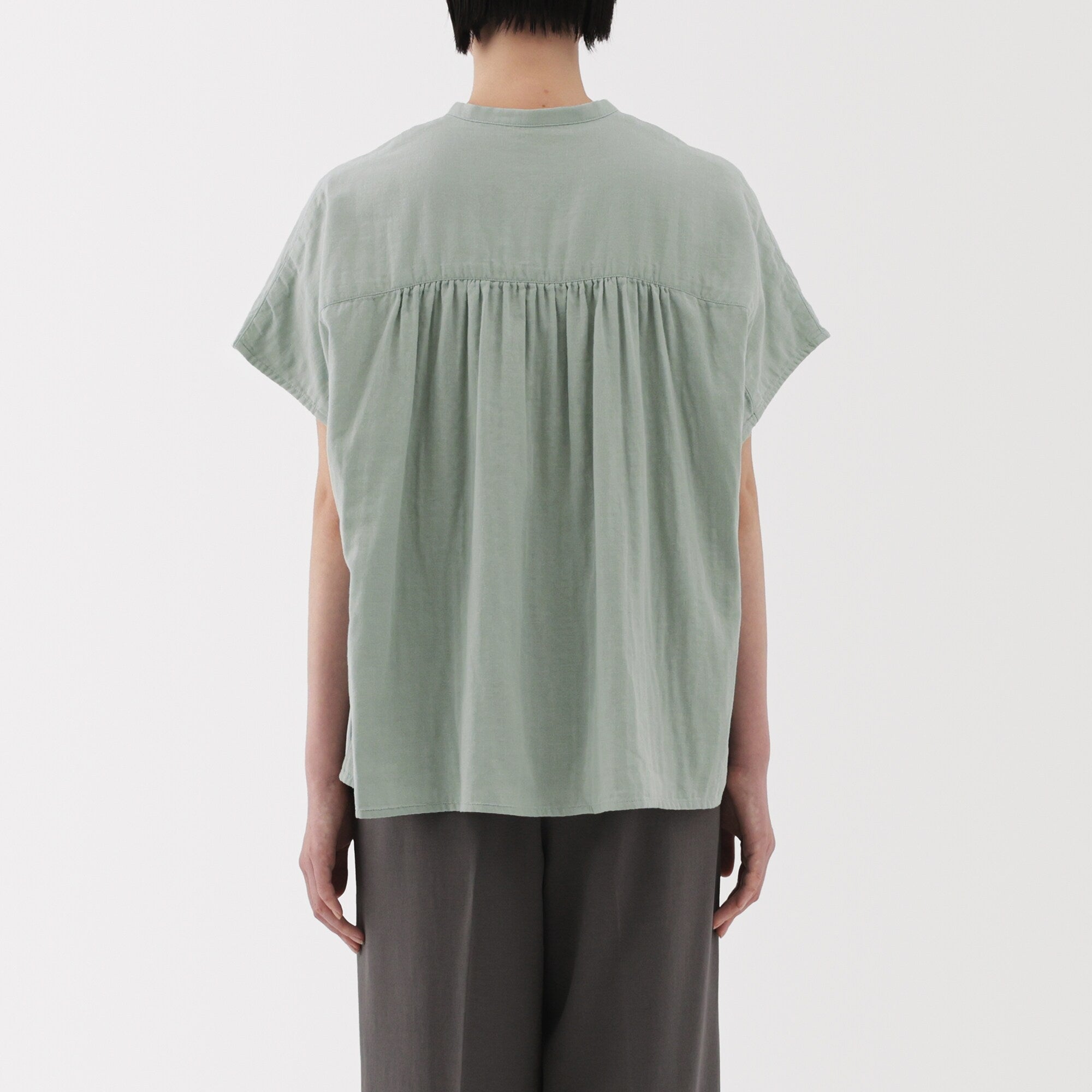 Women's Kapok Blend Double Gauze Blouse