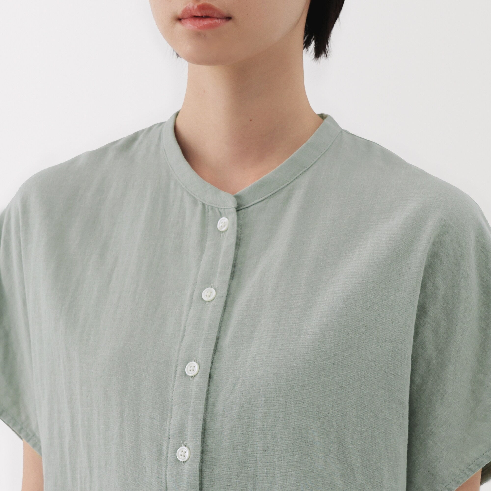 Women's Kapok Blend Double Gauze Blouse