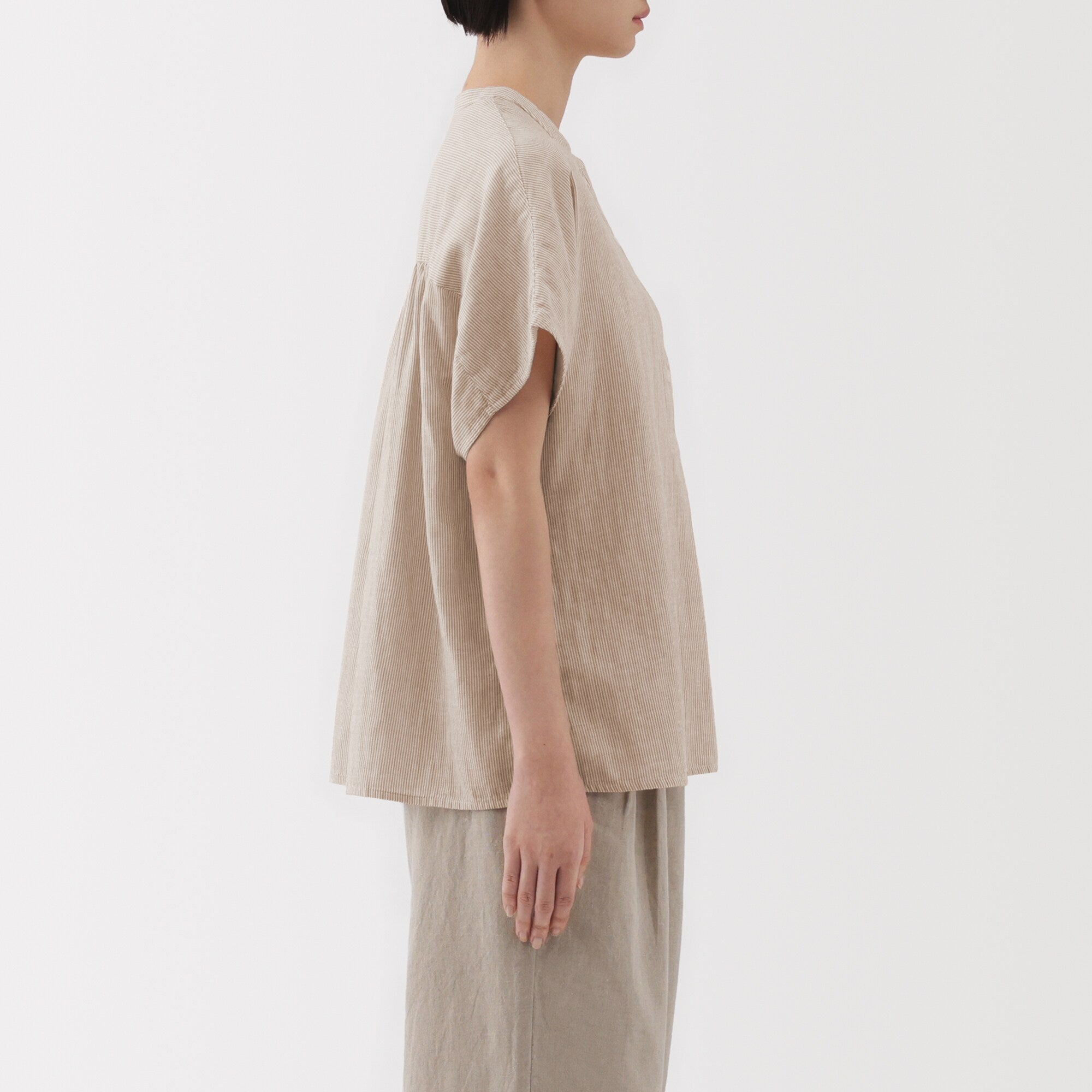 Women's Kapok Blend Double Gauze Blouse