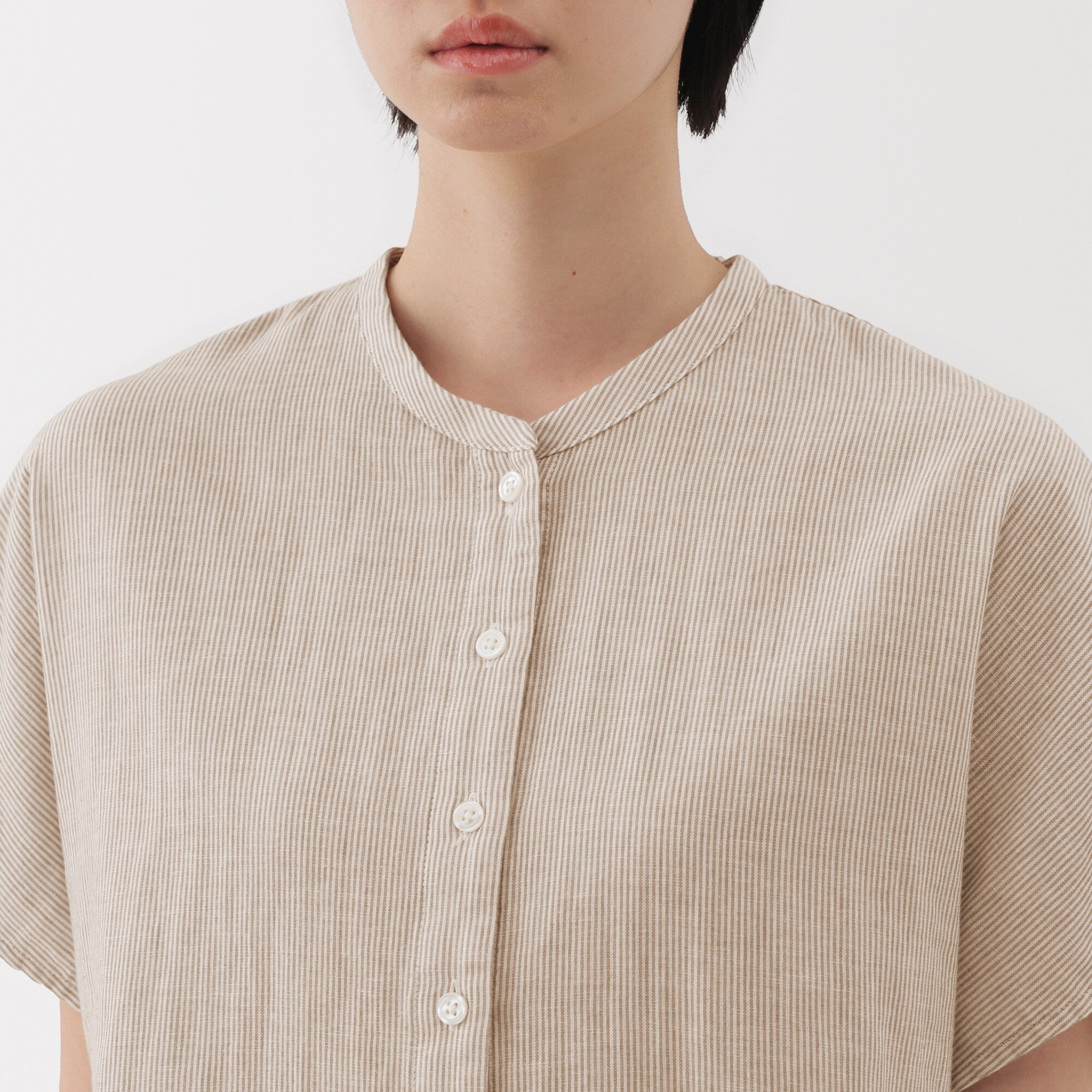 Women's Kapok Blend Double Gauze Blouse
