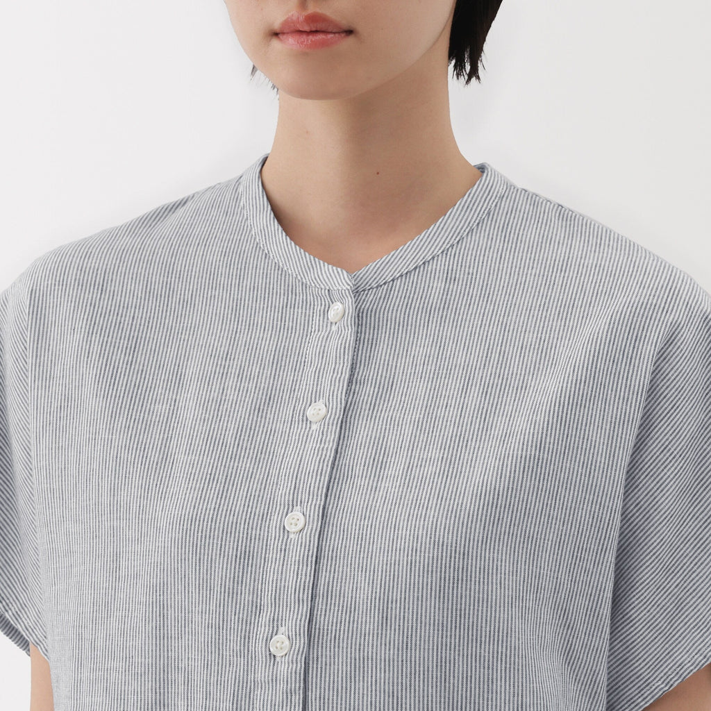 Women's Kapok Blend Double Gauze Blouse
