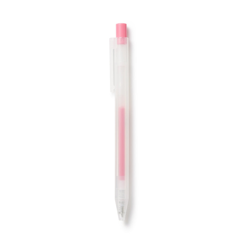 Smooth Gel Ink Ballpoint Knock Pen 0.3 mm - Pink