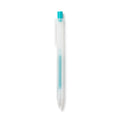 Smooth Gel Ink Ballpoint Knock Pen 0.3 mm - Cyan