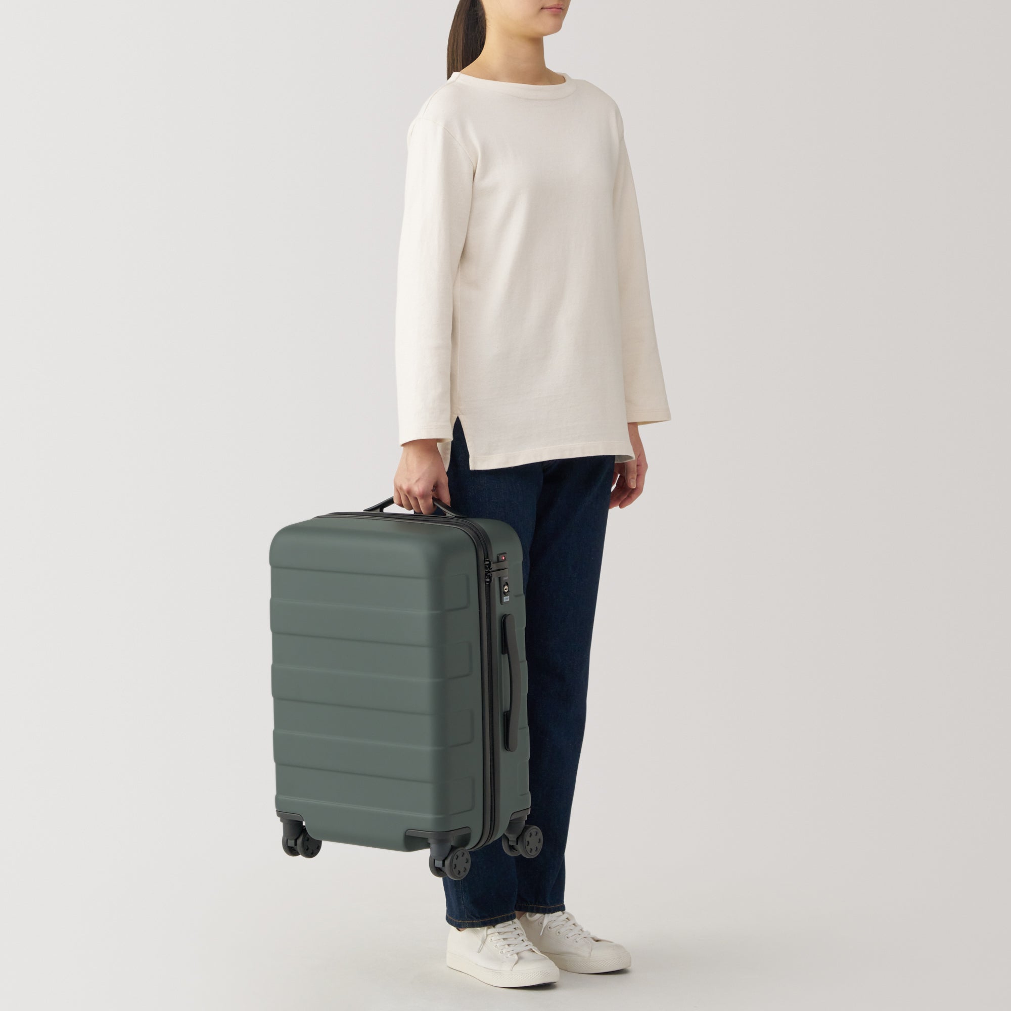 Adjustable Handle Hard Shell Suitcase 36L | Carry-On