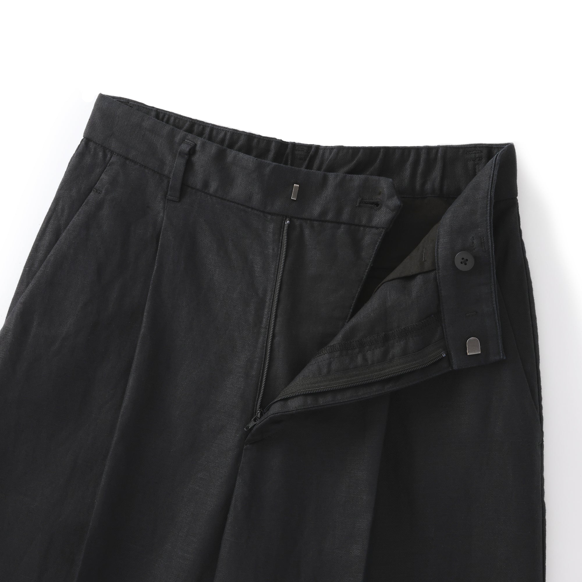 Women's Hemp Blend Twill Darted Wide Pants