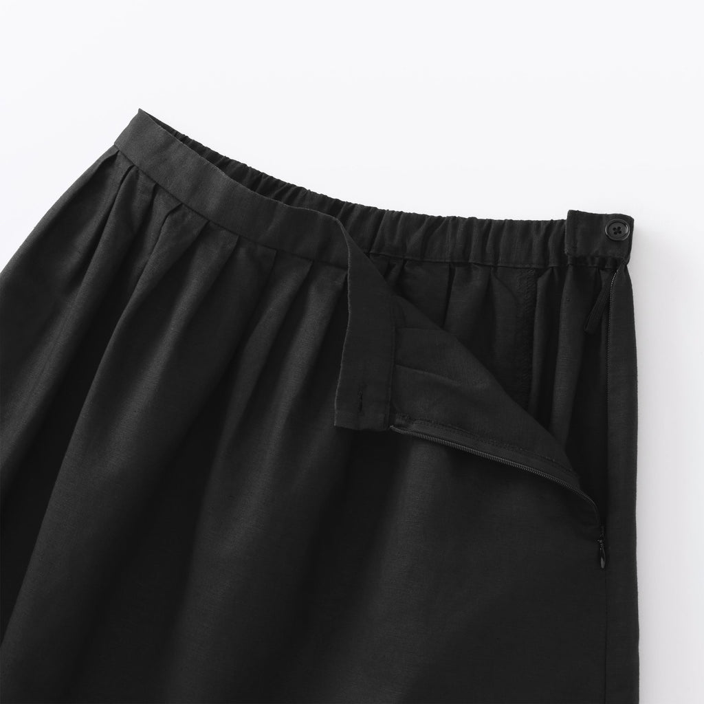 Women's Hemp Cotton Easy Long Skirt