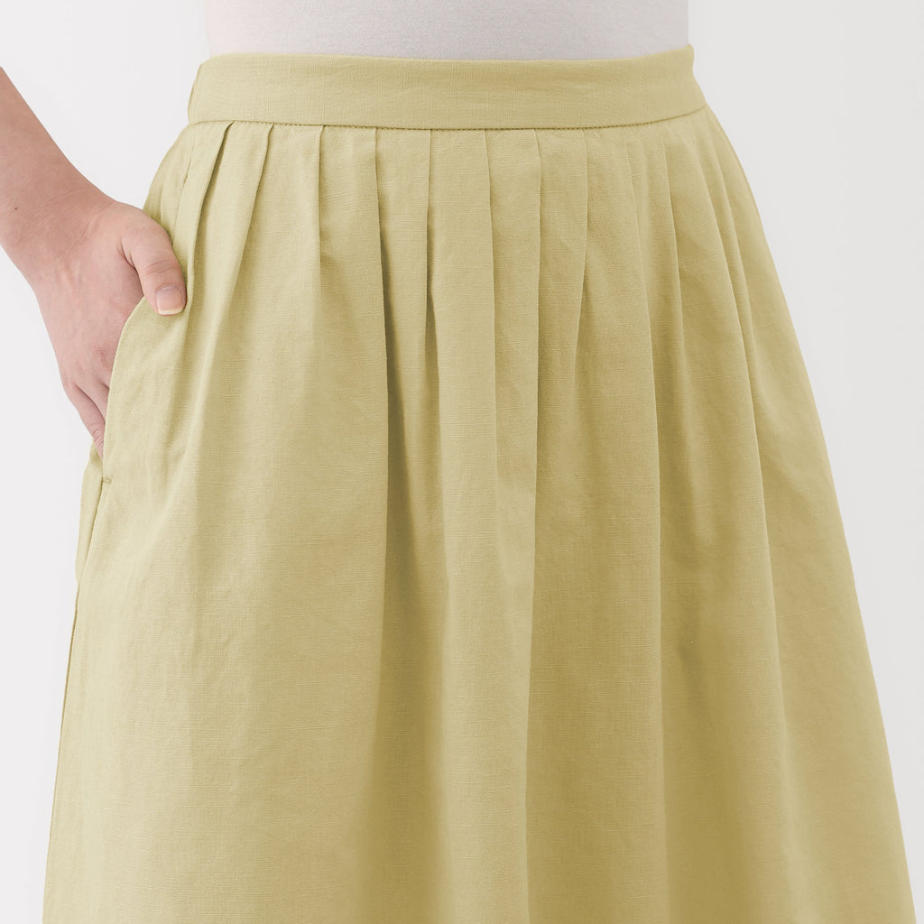 Women's Hemp Cotton Easy Long Skirt