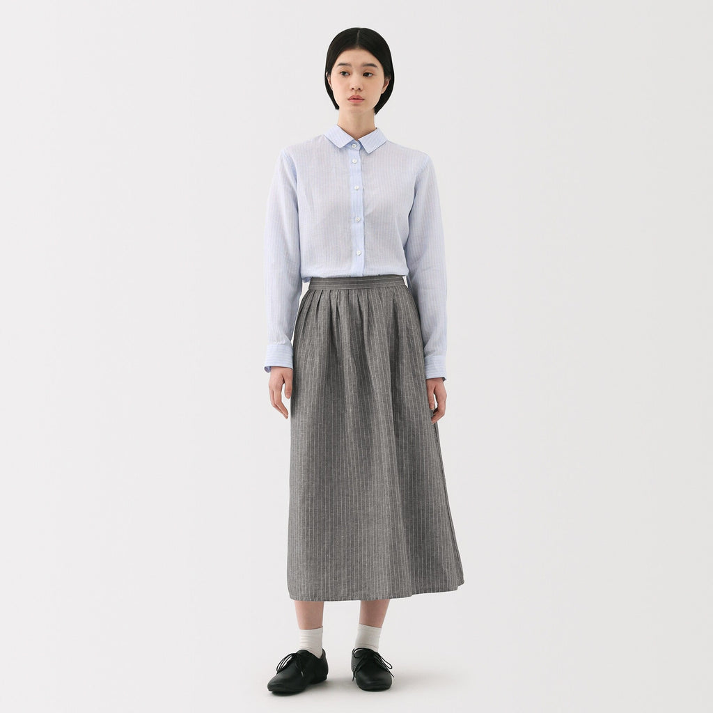 Women's Hemp Cotton Easy Long Skirt