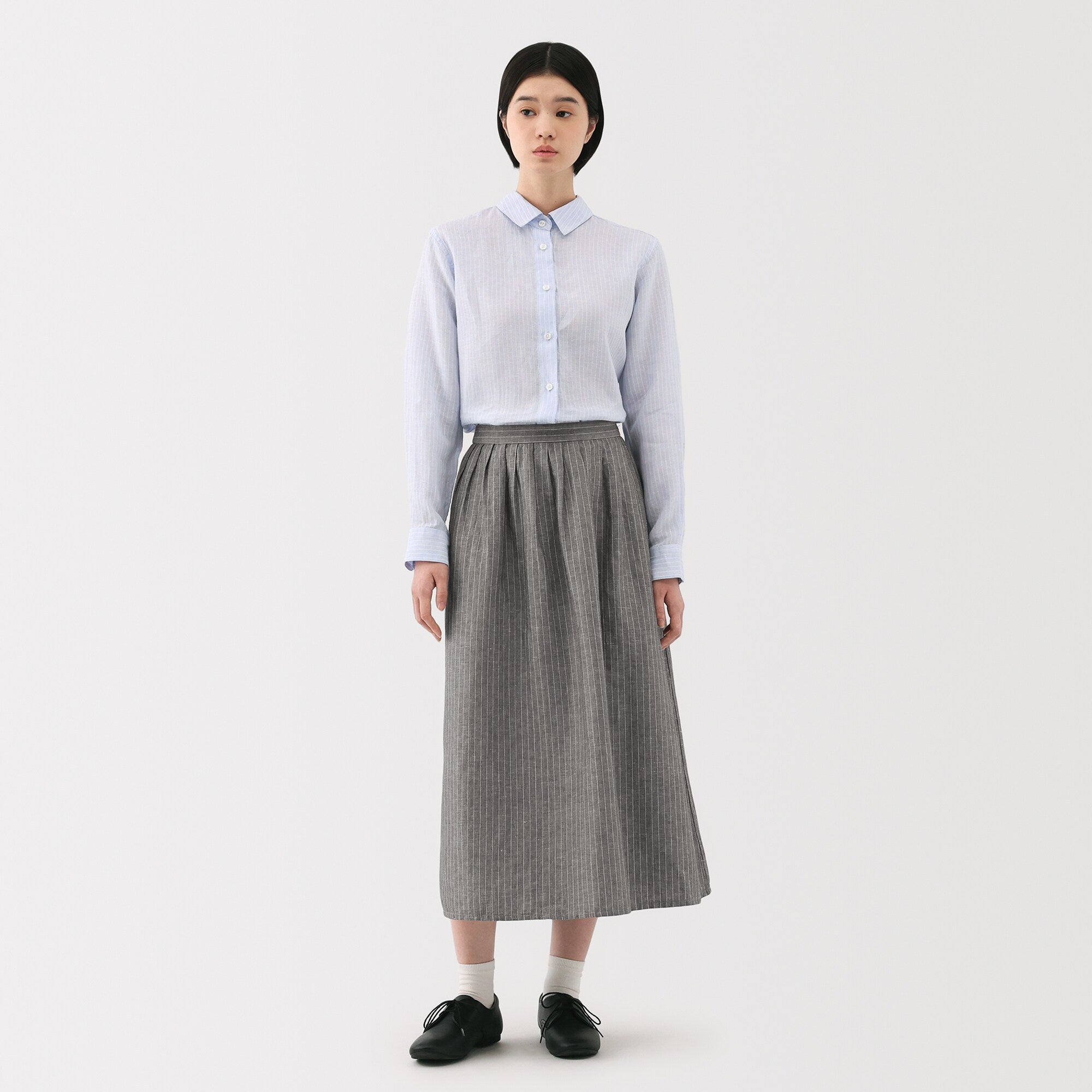 Women's Hemp Cotton Easy Long Skirt
