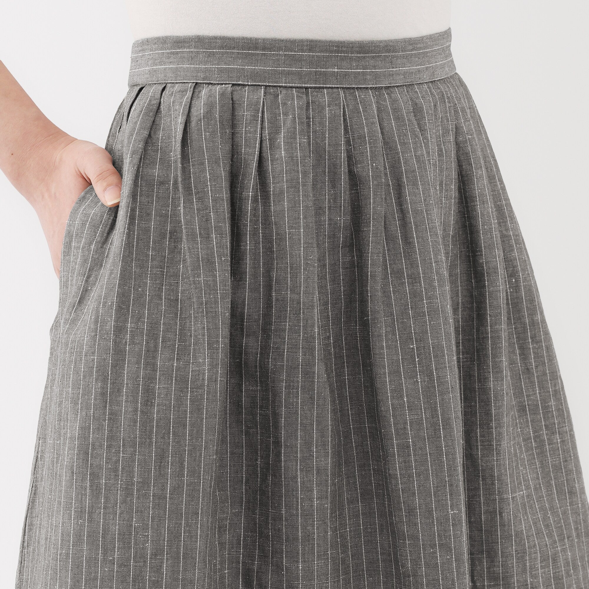 Women's Hemp Cotton Easy Long Skirt