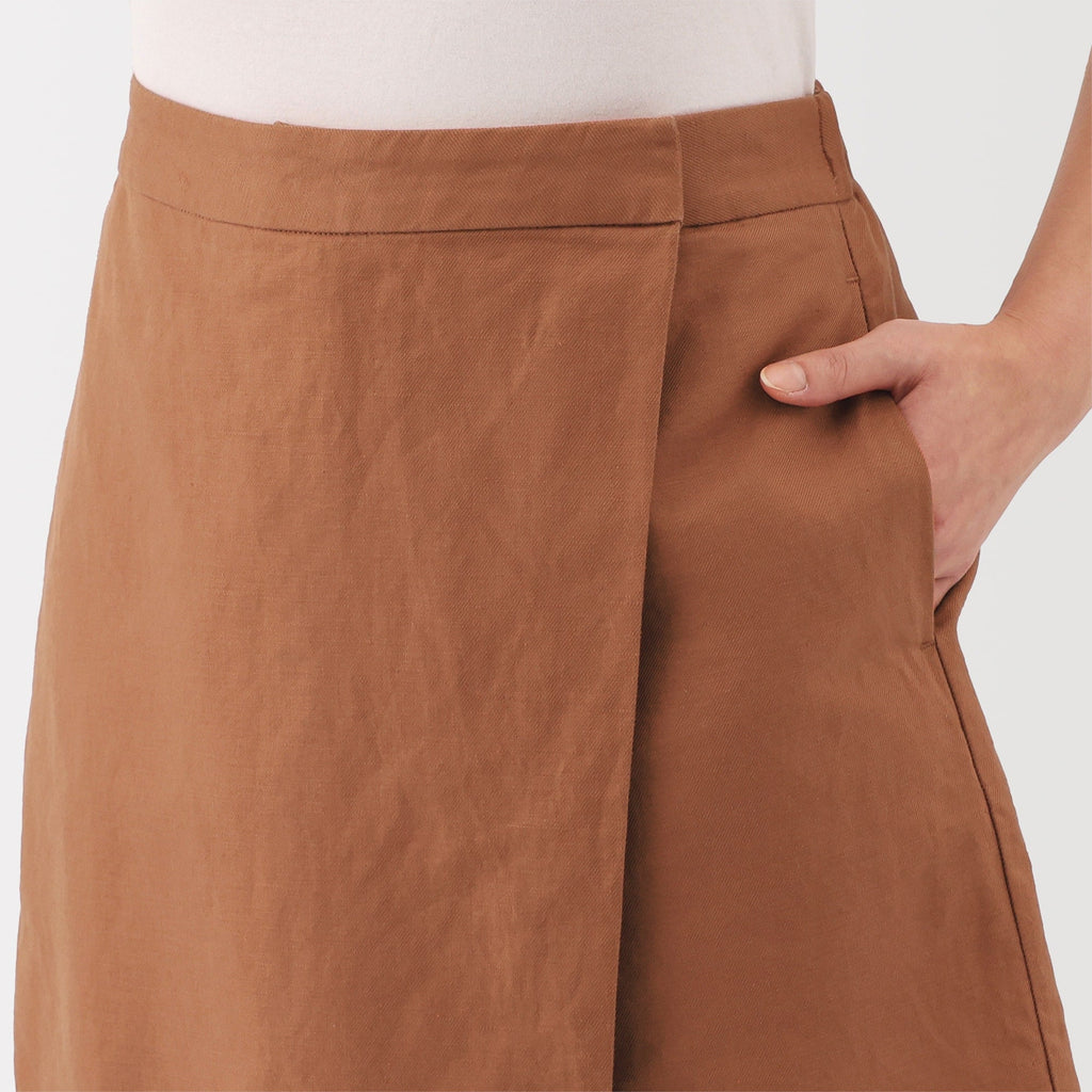 Women's Hemp Blend Twill Skort