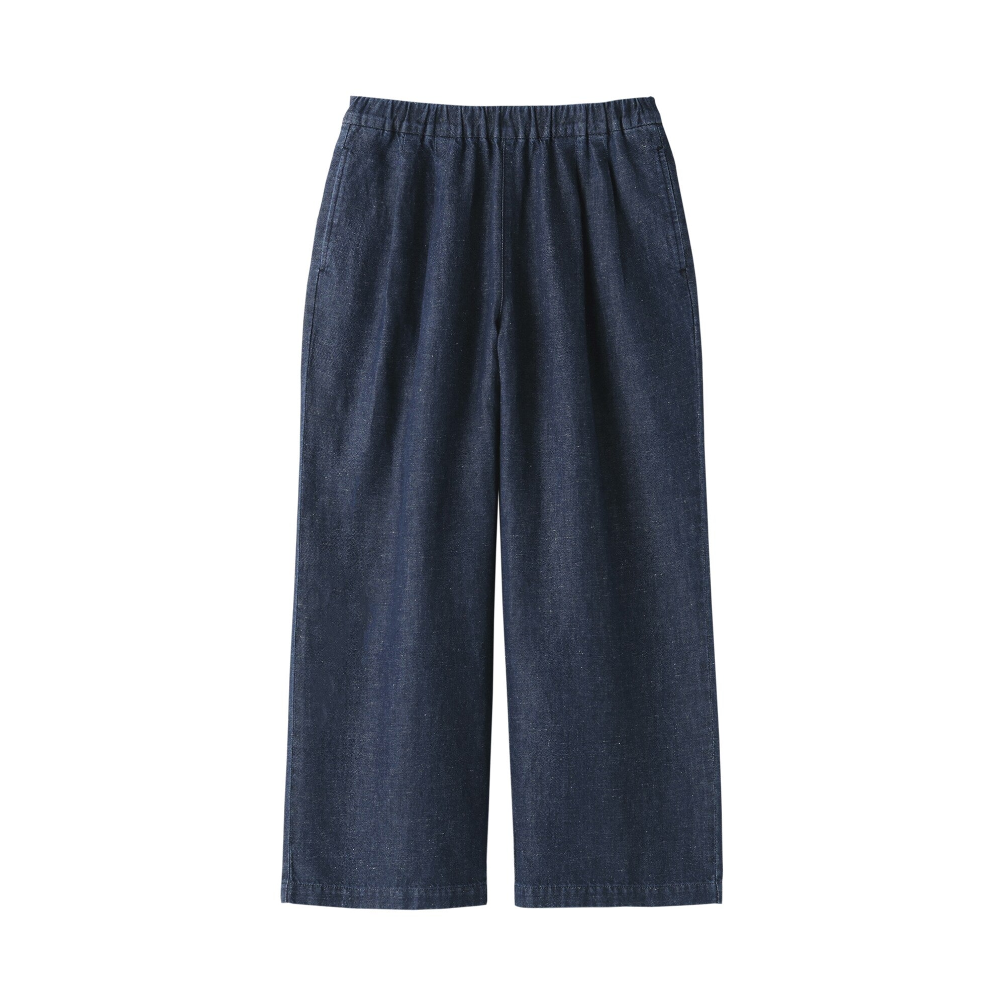 Women's Cotton Linen Denim Easy Wide Pants