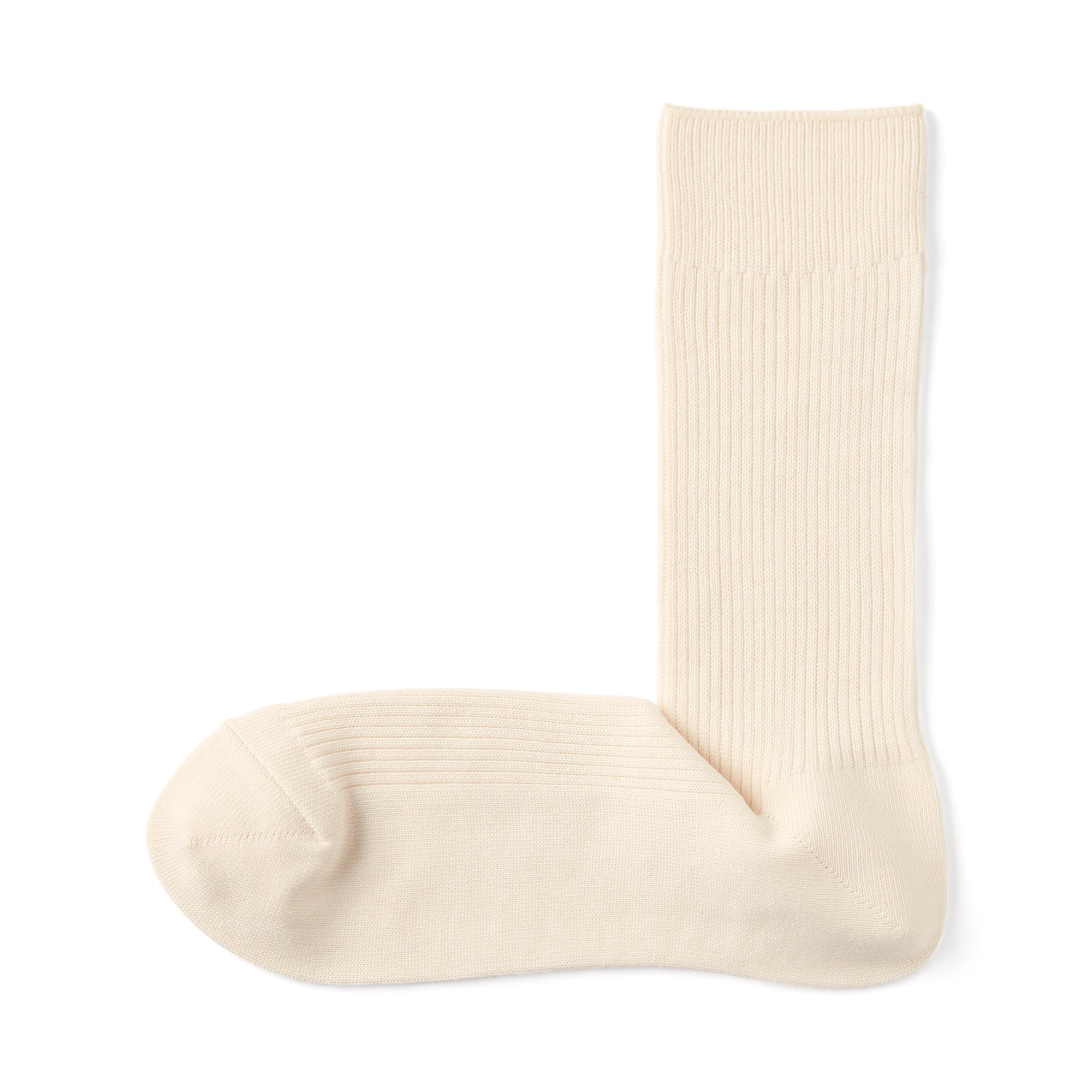 Right Angle Ribbed Socks