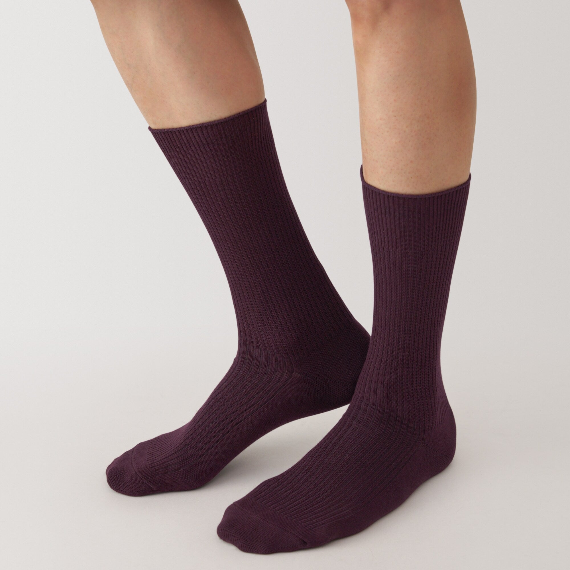 Right Angle Ribbed Socks