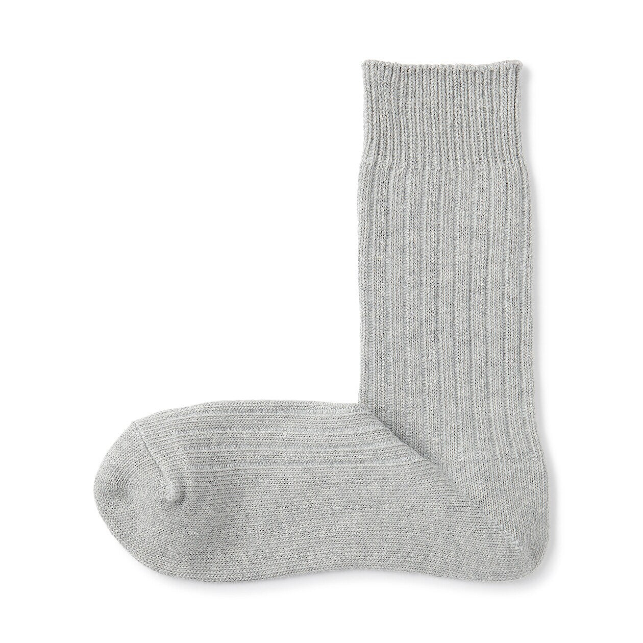 Right Angle Ribbed Thick Socks