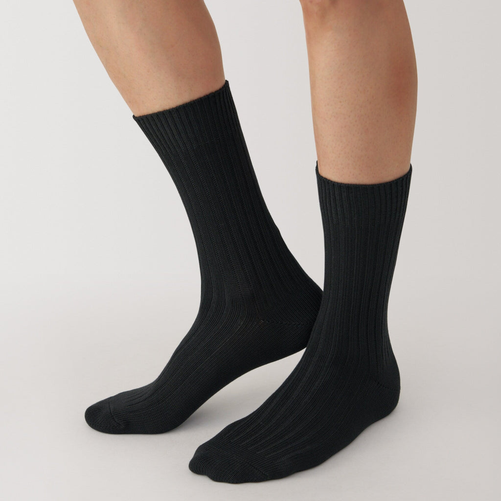 Right Angle Ribbed Thick Socks