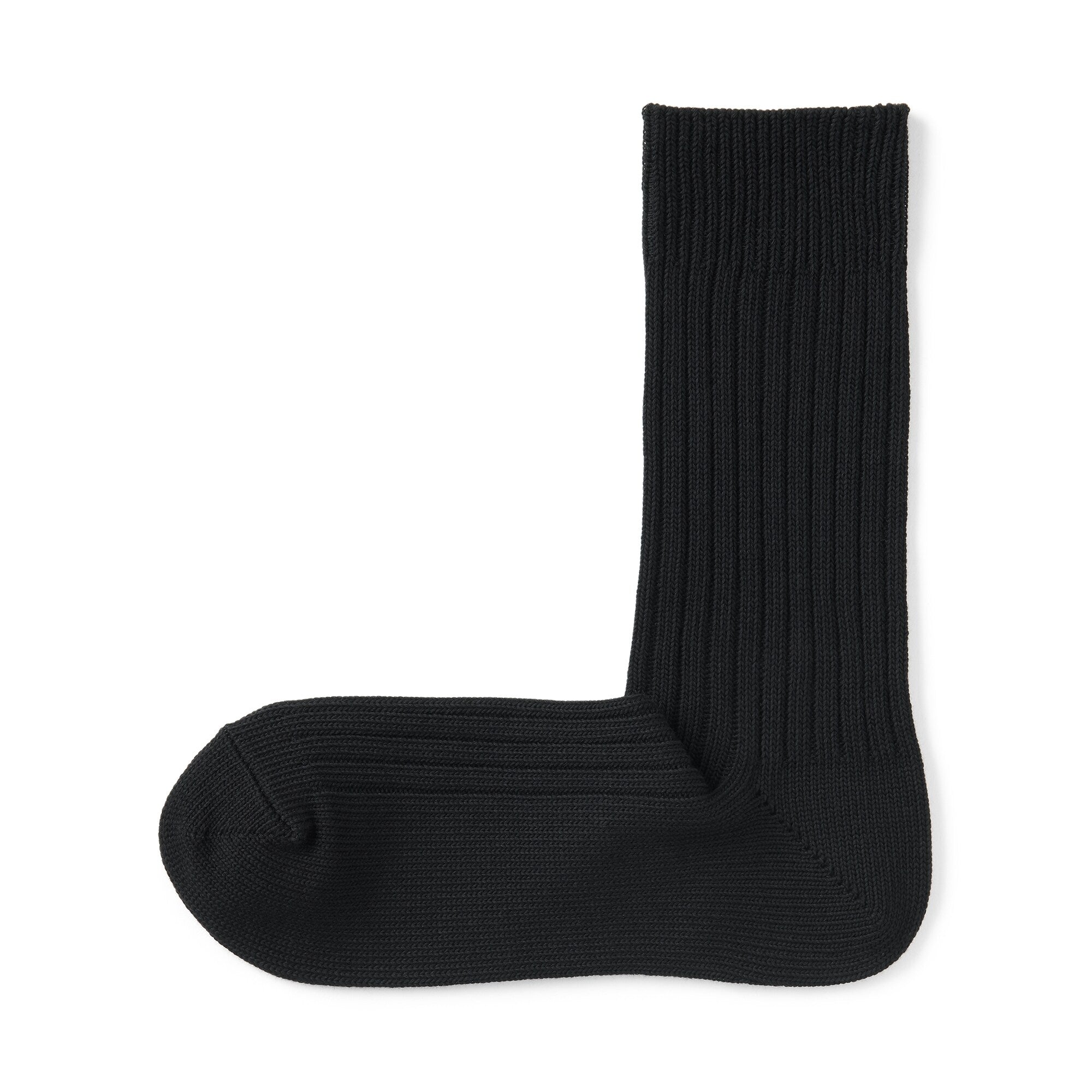 Right Angle Ribbed Thick Socks
