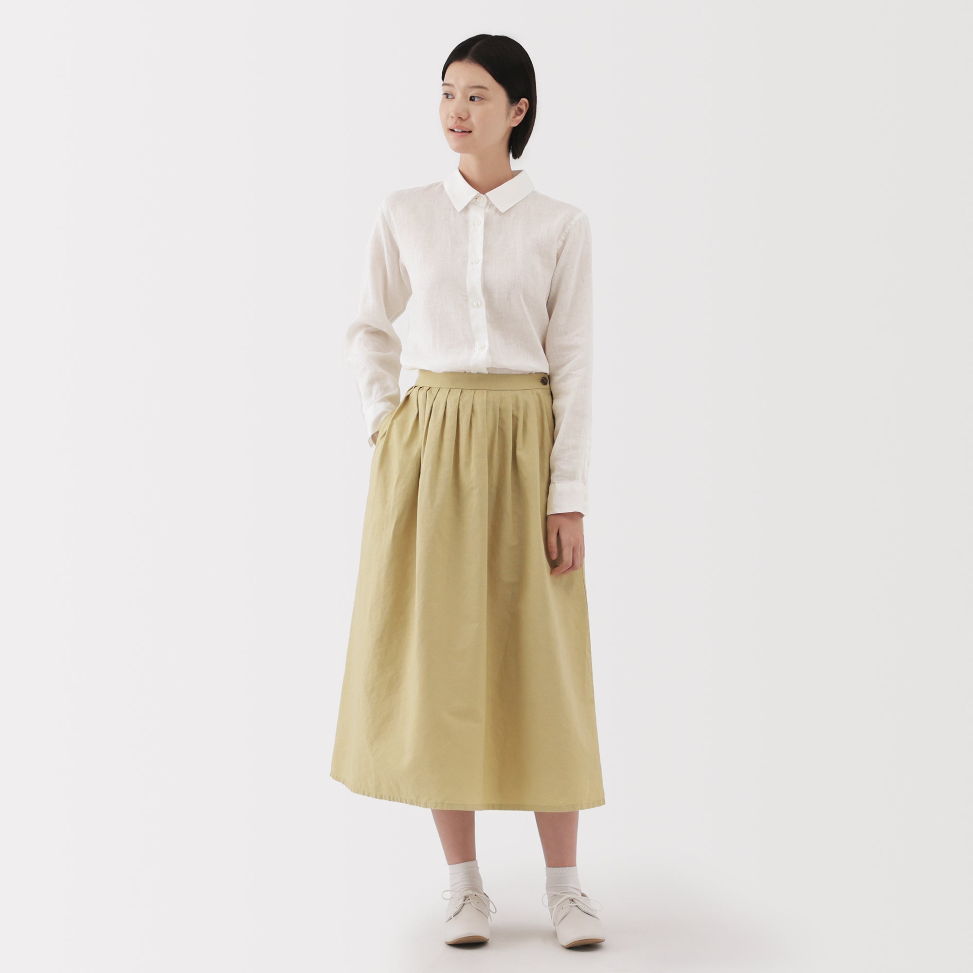 Women's Washed Linen Shirt