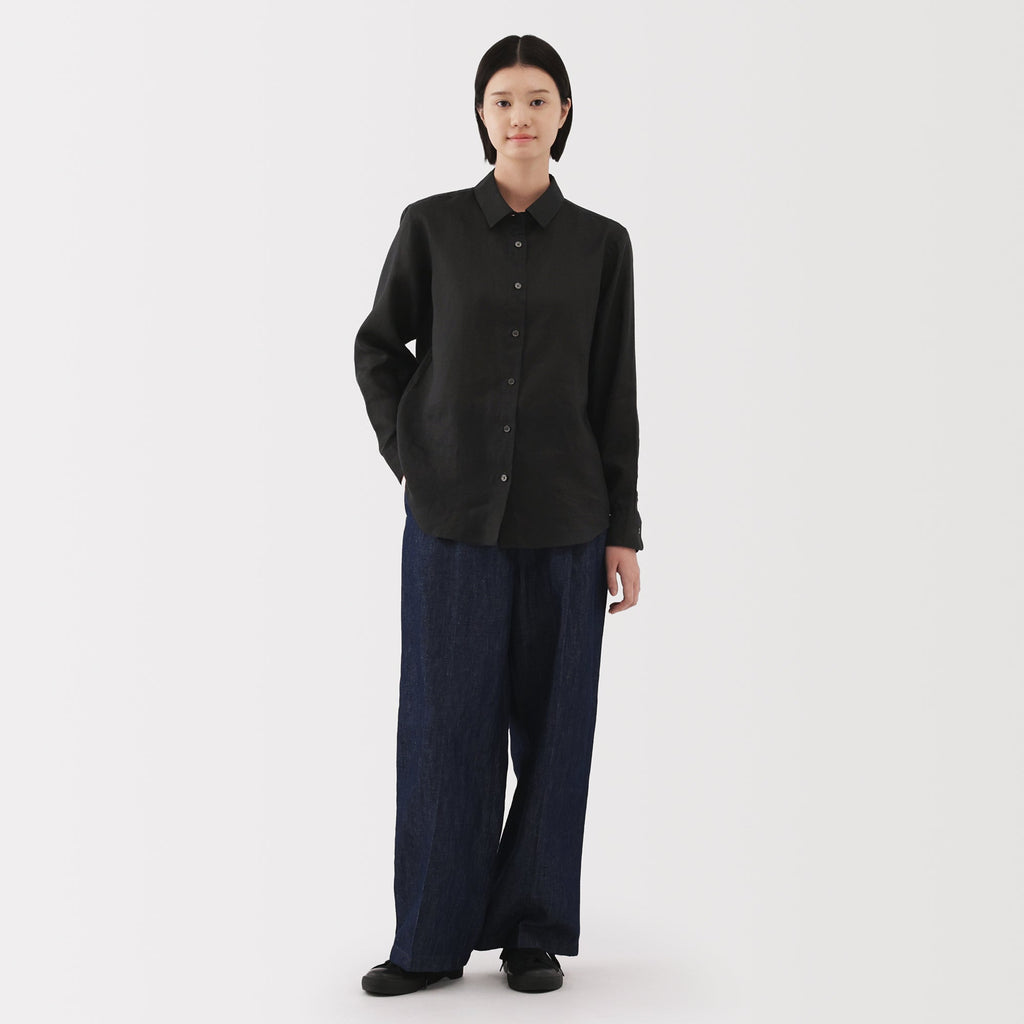 Women's Washed Linen Shirt